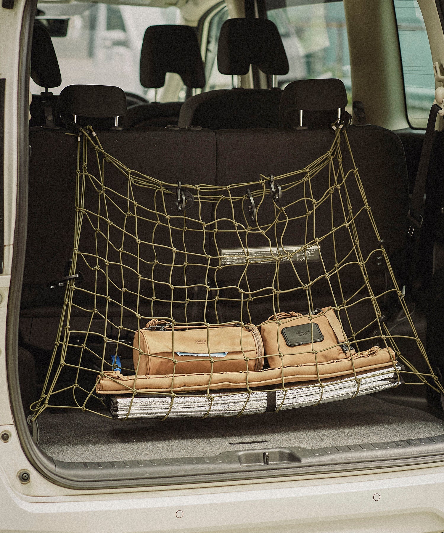 おしゃれ おすすめ カー用品 ラバー ラゲージ ホールド ネット 便利グッズ 収納