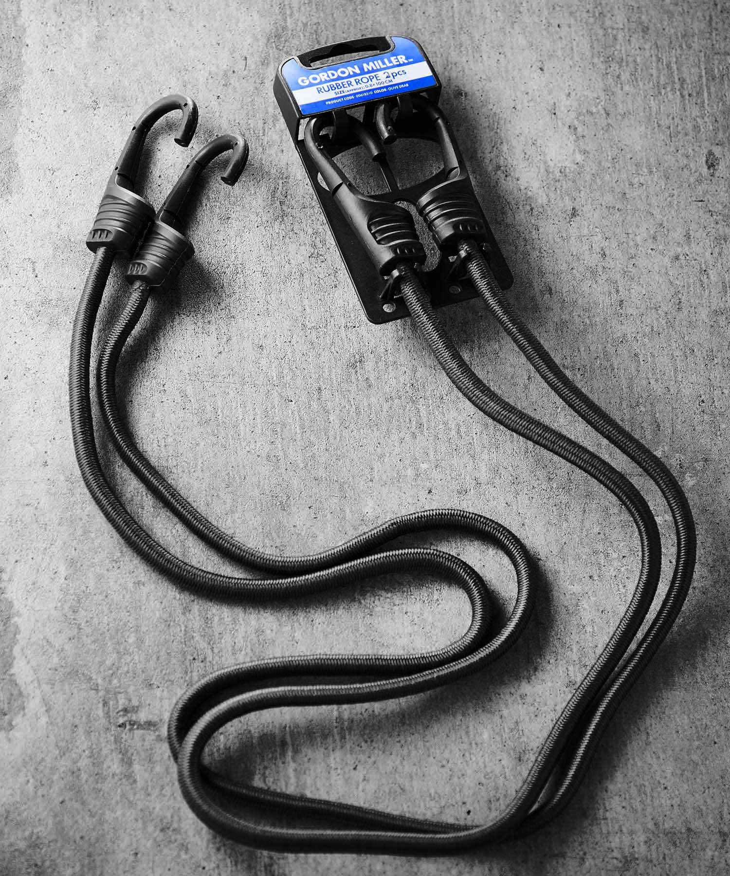 おしゃれ おすすめ カー用品 ラバーロープ 1メートル 便利グッズ 汎用 収納 積載