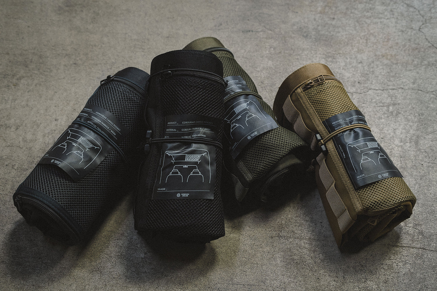 おしゃれ おすすめ カー用品 コーデュラ カーゴポケット 便利グッズ 収納 汎用