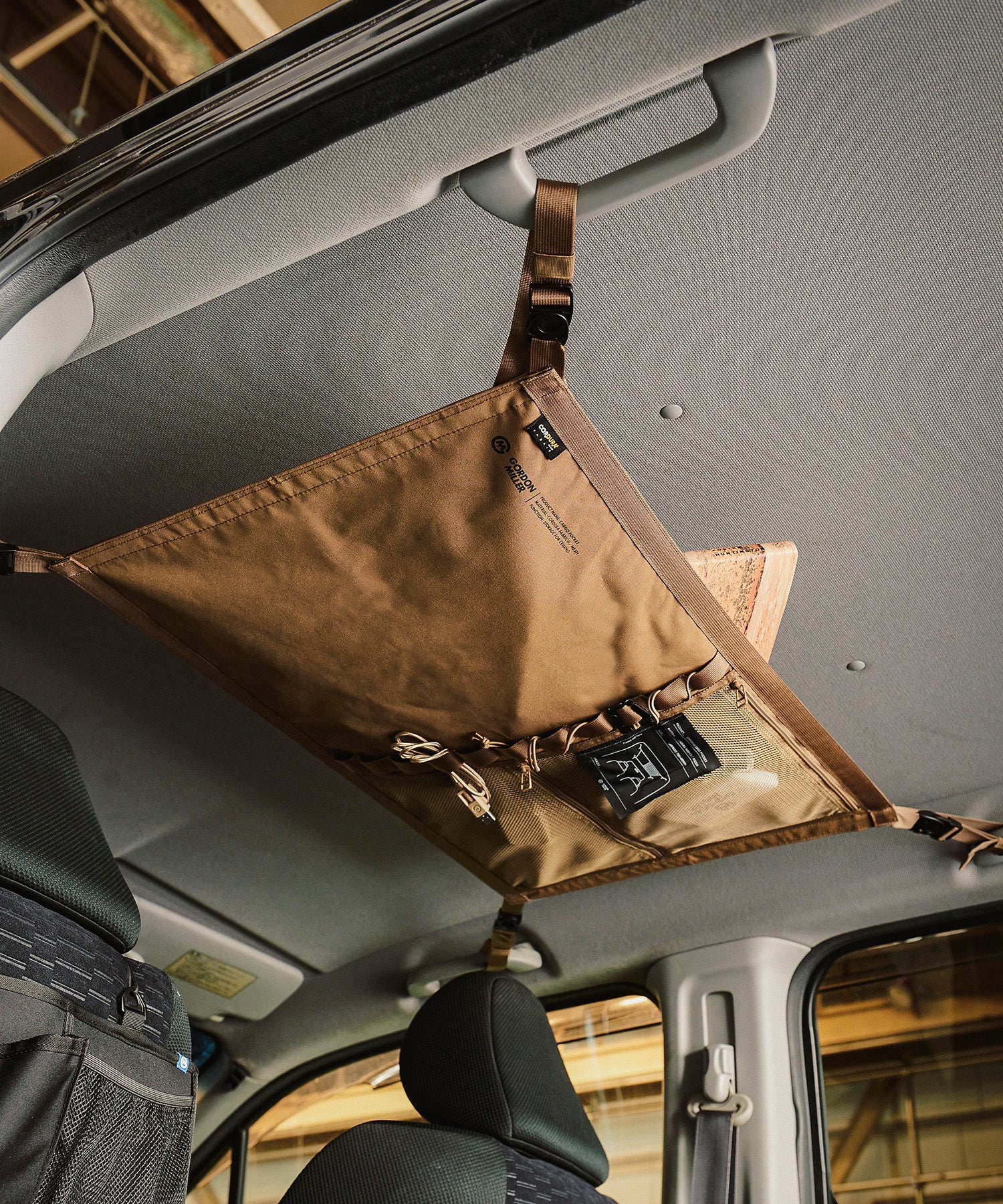 おしゃれ おすすめ カー用品 コーデュラ カーゴポケット 便利グッズ 収納 汎用