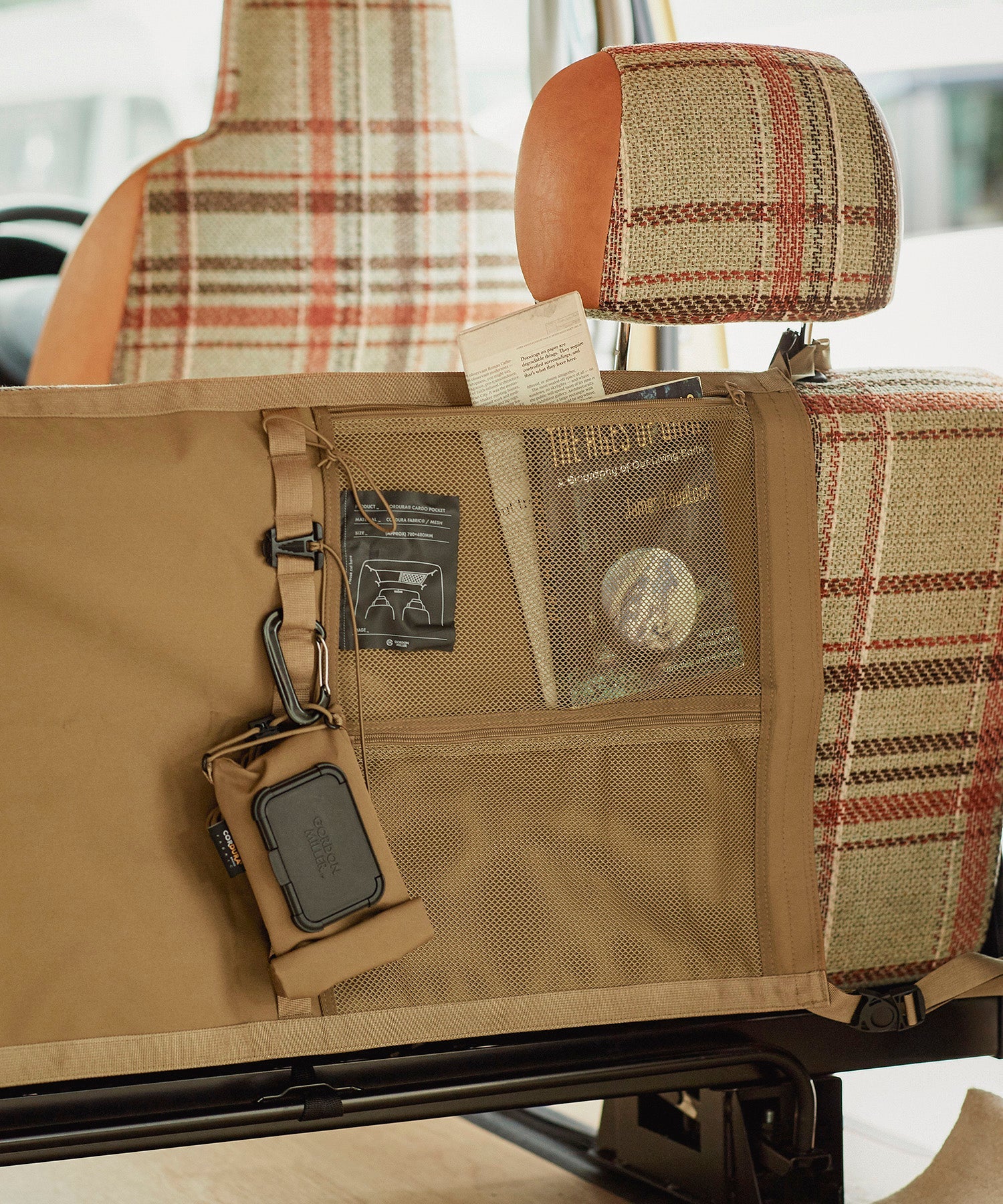 おしゃれ おすすめ カー用品 コーデュラ カーゴポケット 便利グッズ 収納 汎用