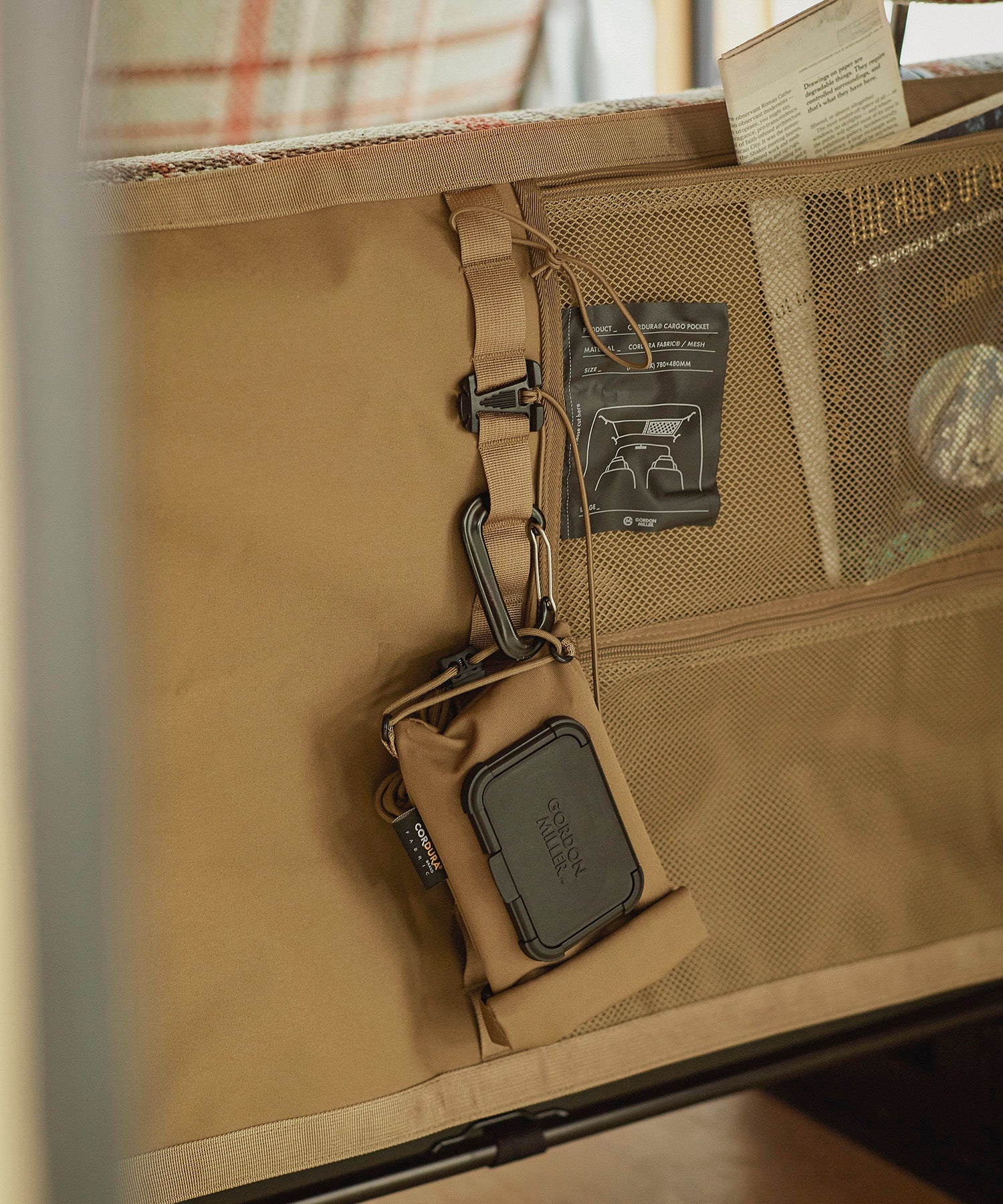 おしゃれ おすすめ カー用品 コーデュラ カーゴポケット 便利グッズ 収納 汎用