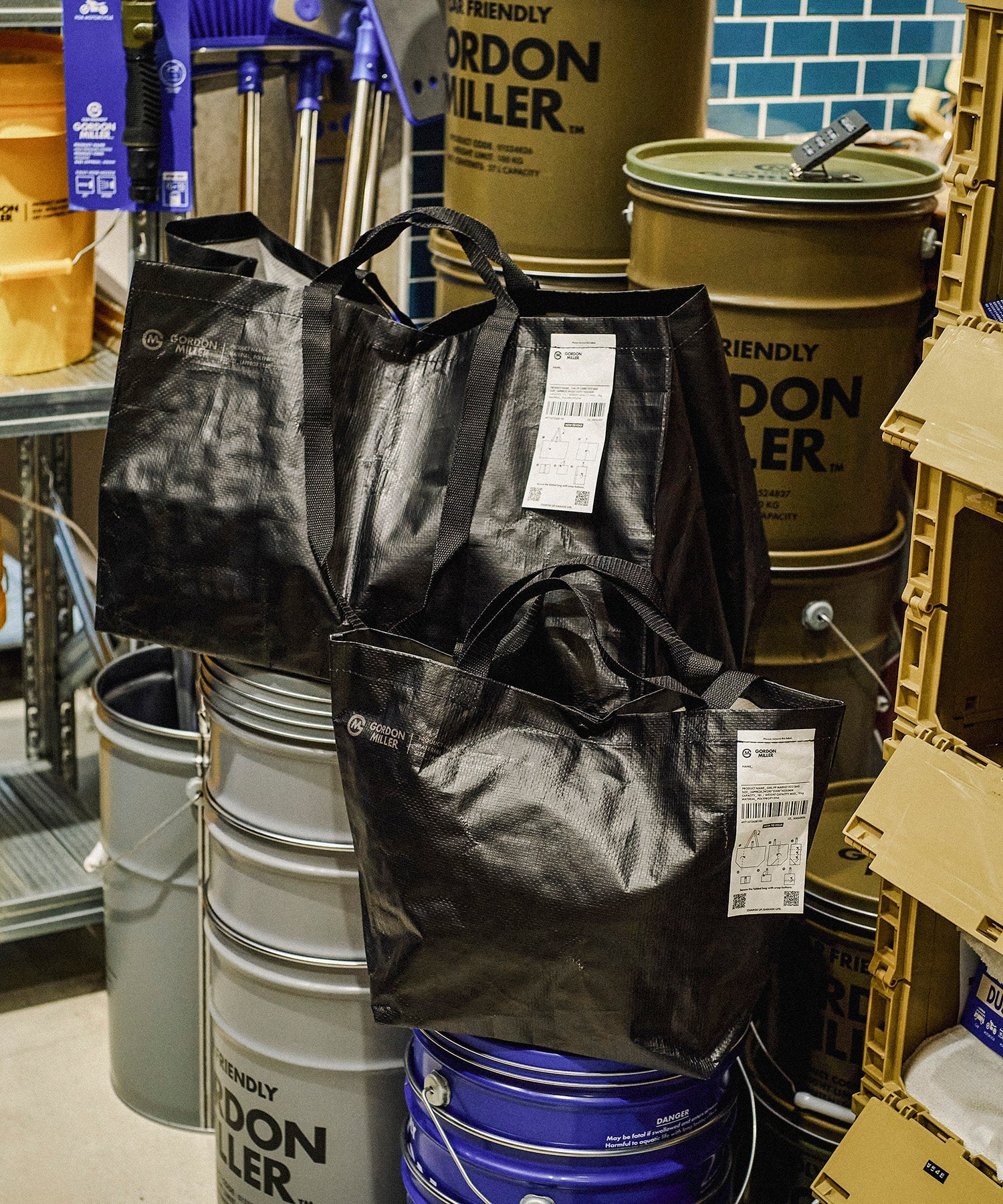 おしゃれ おすすめ ポリプロピレン キャリー エコバッグ 小型 手持ち