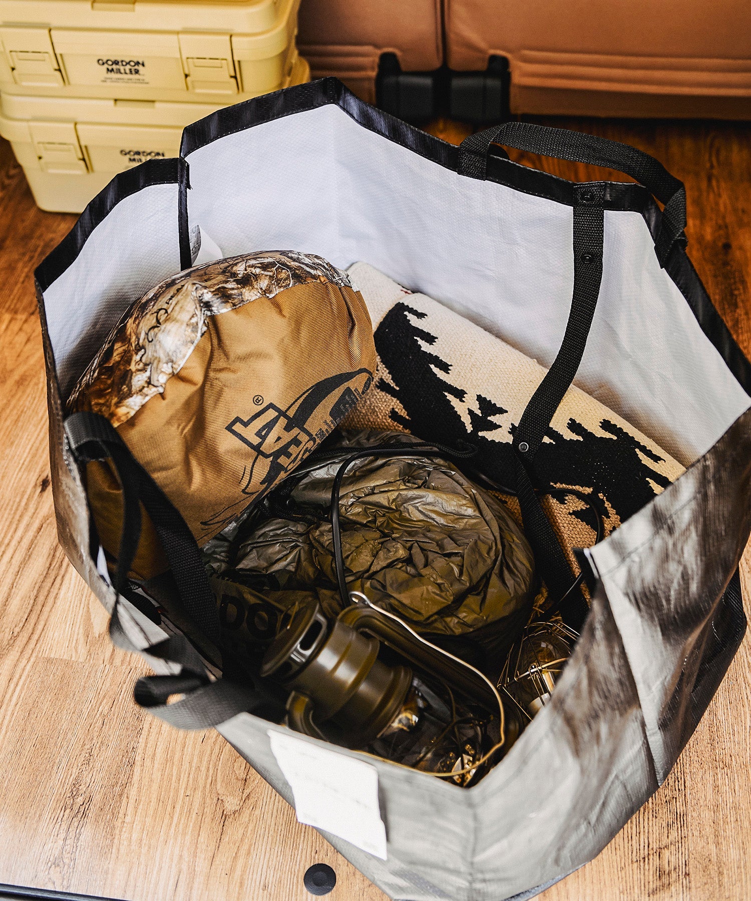 おしゃれ おすすめ ポリプロピレン キャリー エコバッグ 小型 手持ち