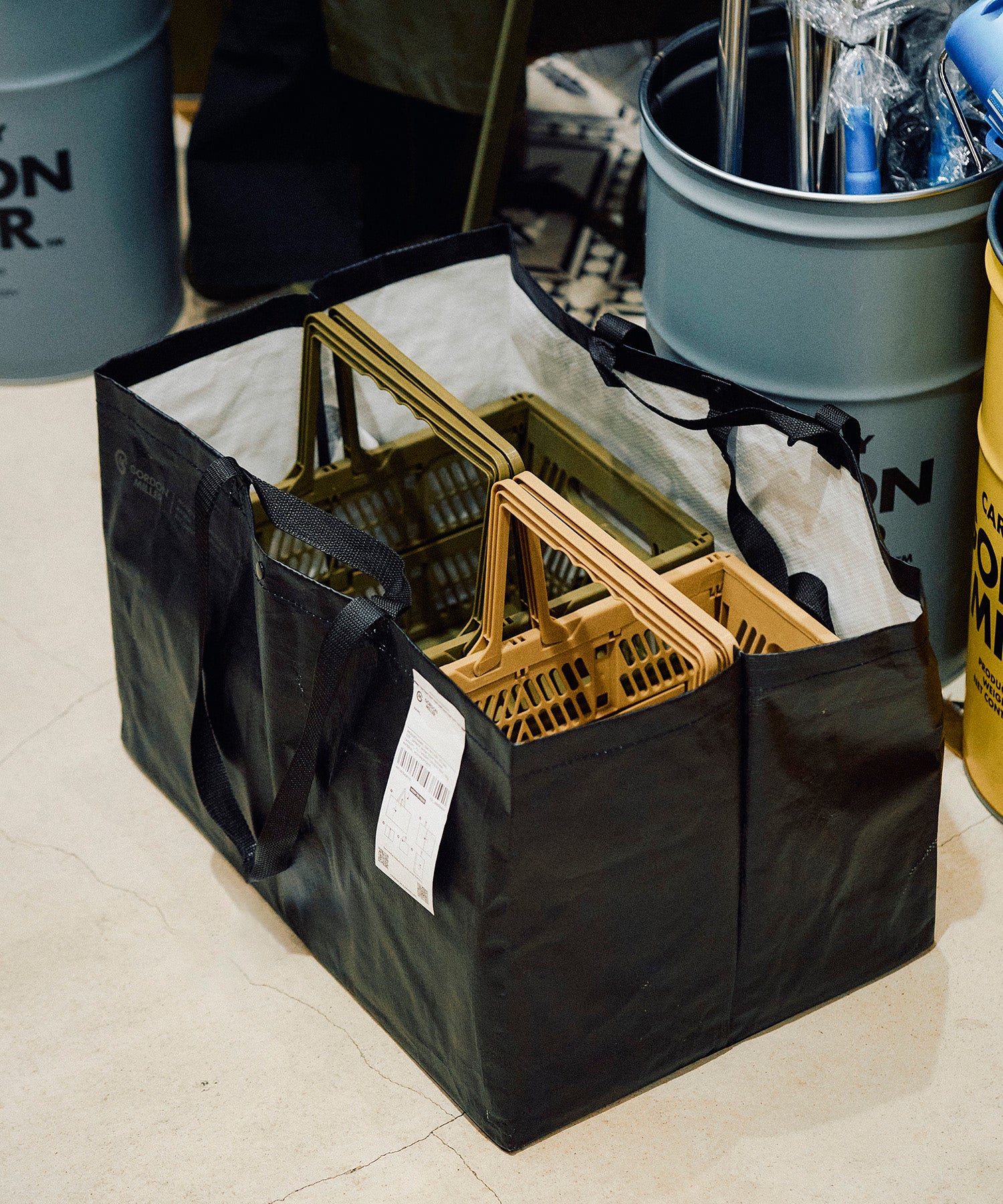 おしゃれ おすすめ ポリプロピレン キャリー エコバッグ 小型 手持ち