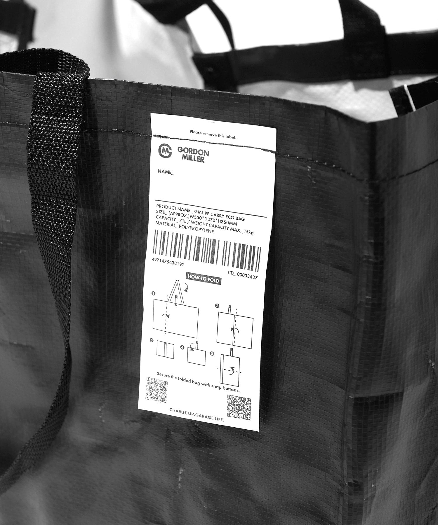 おしゃれ おすすめ ポリプロピレン キャリー エコバッグ 小型 手持ち