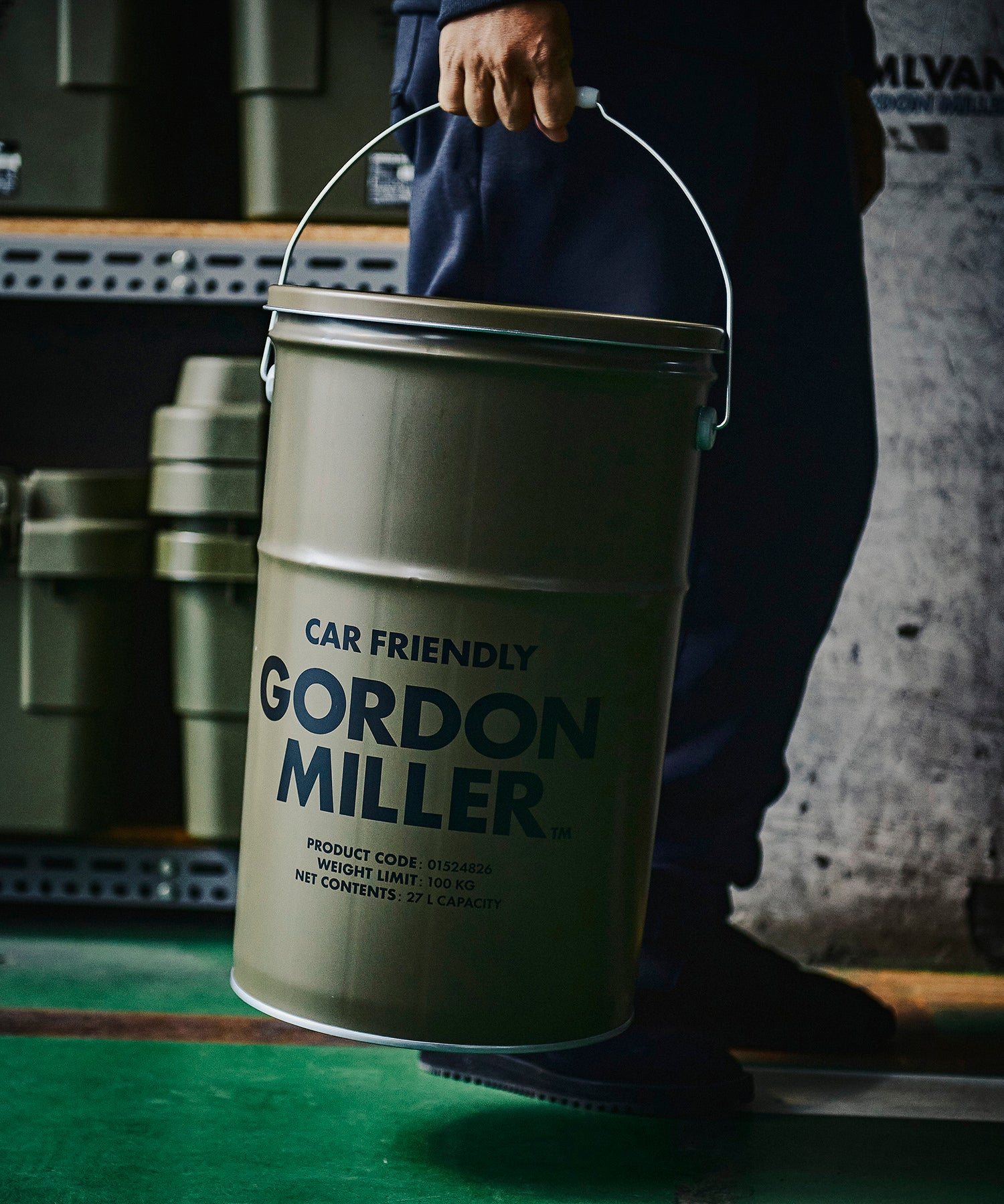 GORDON MILLER ペール缶収納型スツール 27L