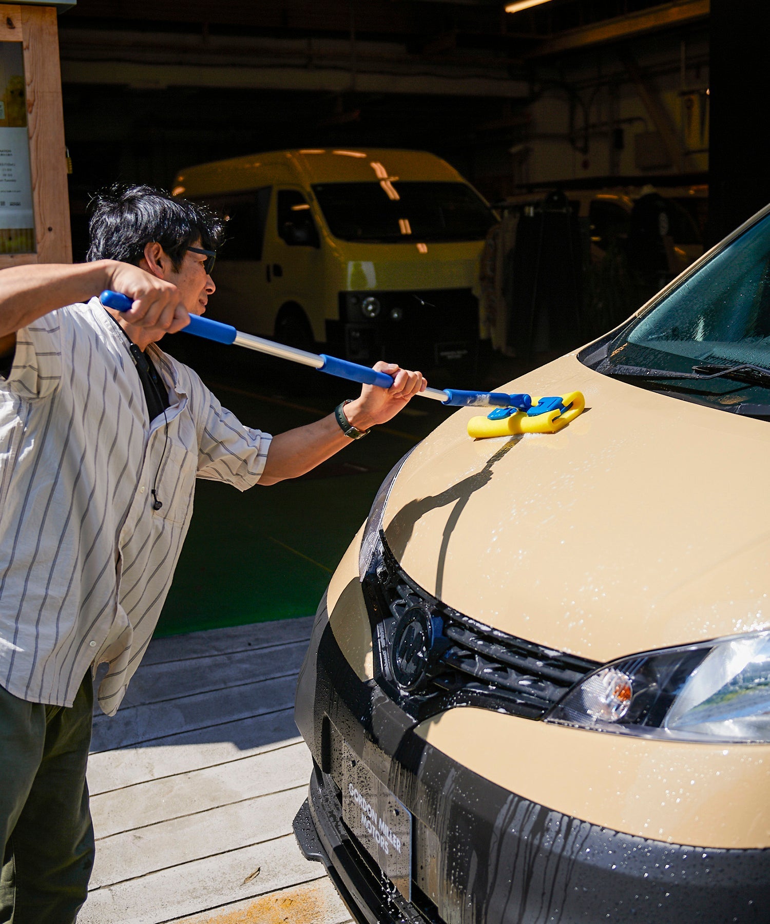 おしゃれ おすすめ 洗車用品 洗車用具 伸縮 ロング スポンジ モップ オートバックス