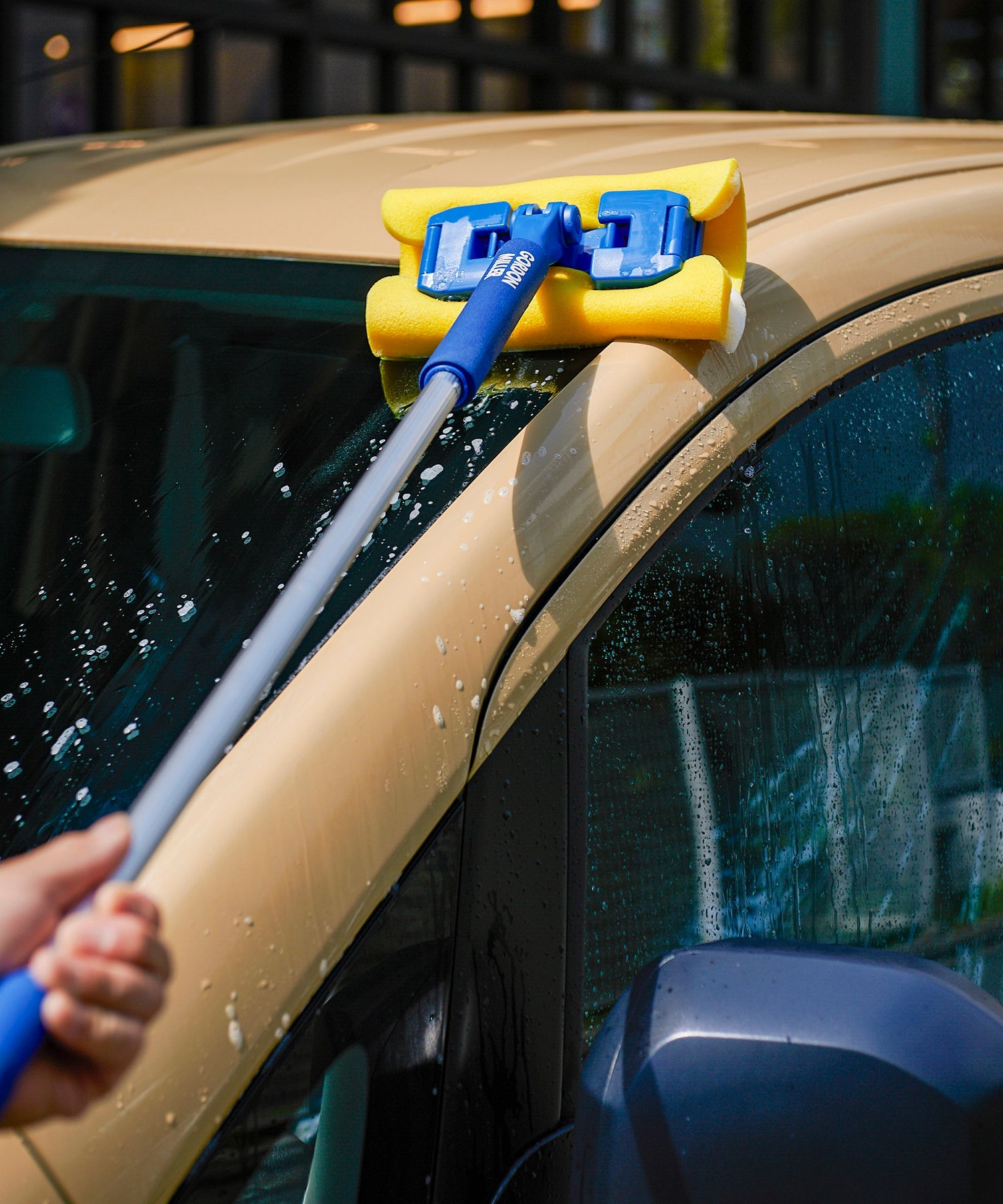 おしゃれ おすすめ 洗車用品 洗車用具 伸縮 ロング スポンジ モップ オートバックス