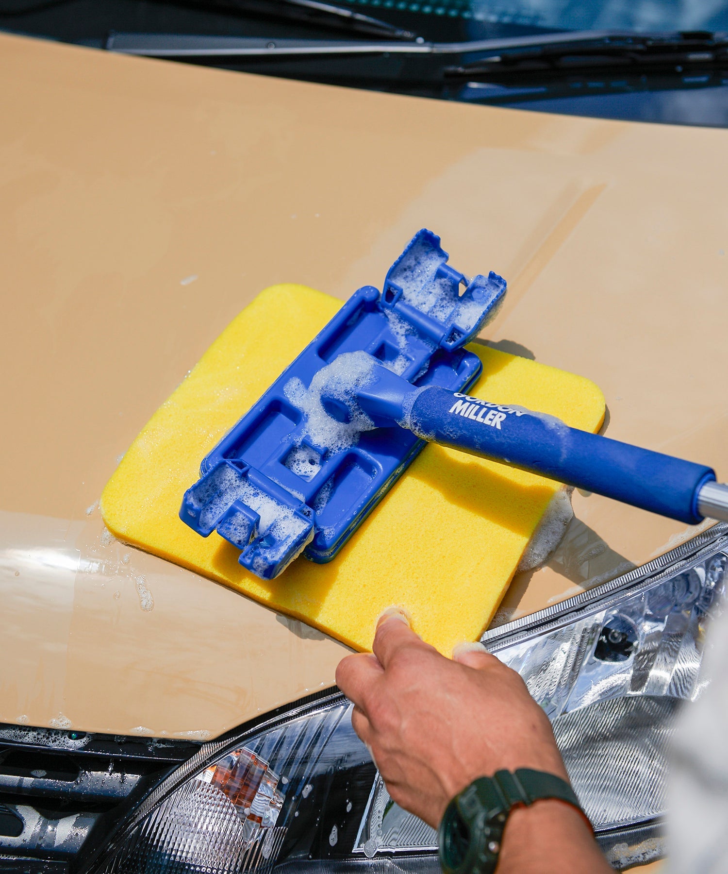 おしゃれ おすすめ 洗車用品 洗車用具 伸縮 ロング スポンジ モップ オートバックス