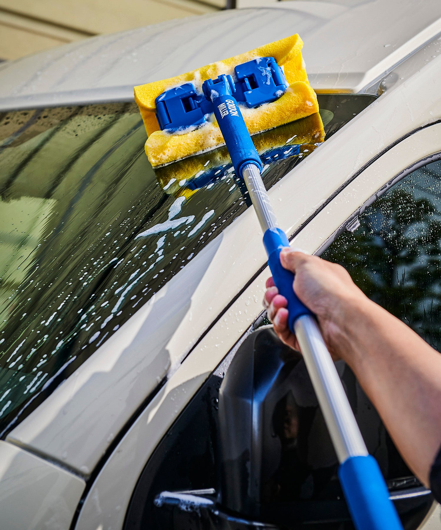 伸縮ロングスポンジモップ