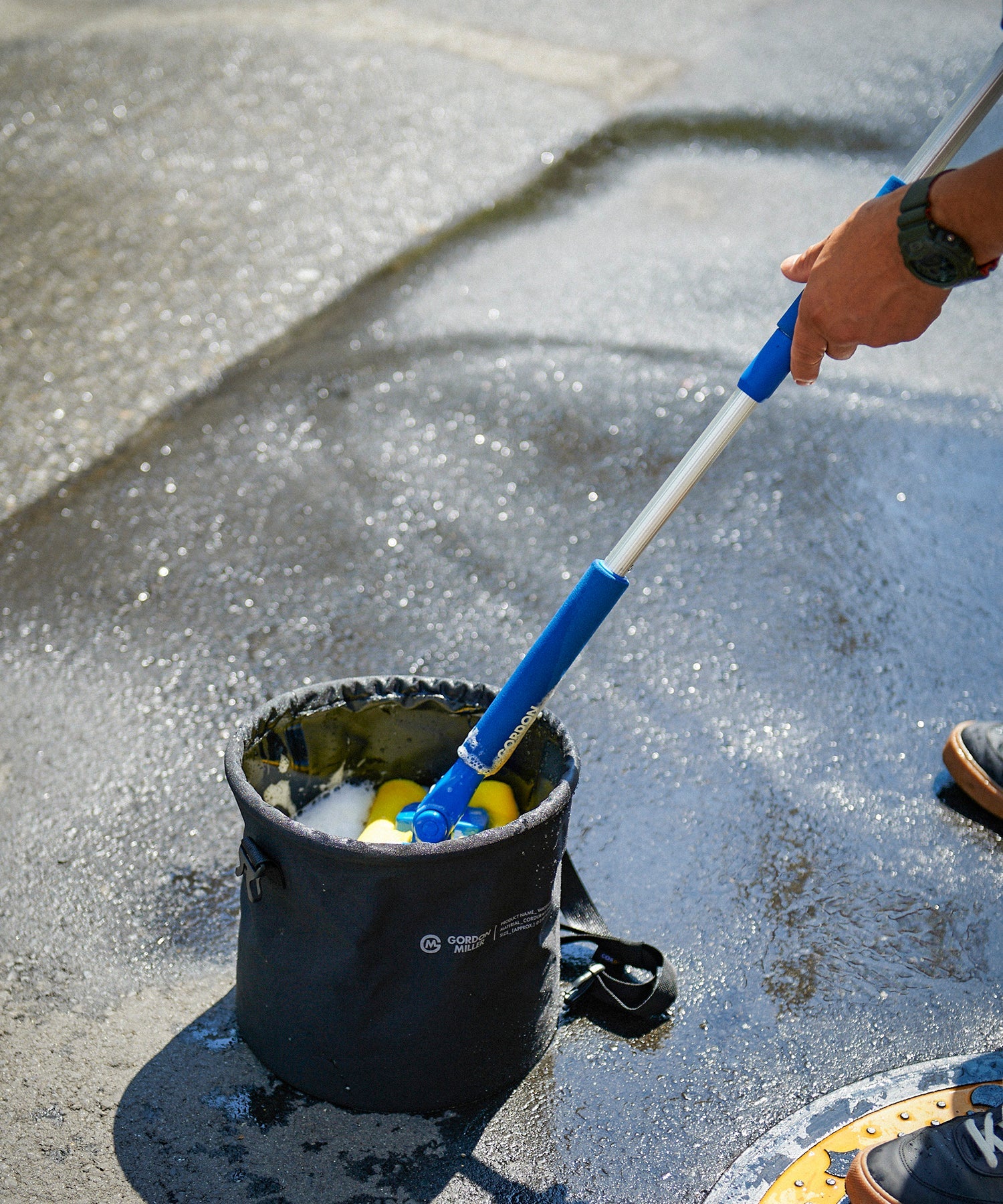 おしゃれ おすすめ 洗車用品 洗車用具 伸縮 ロング スポンジ モップ オートバックス