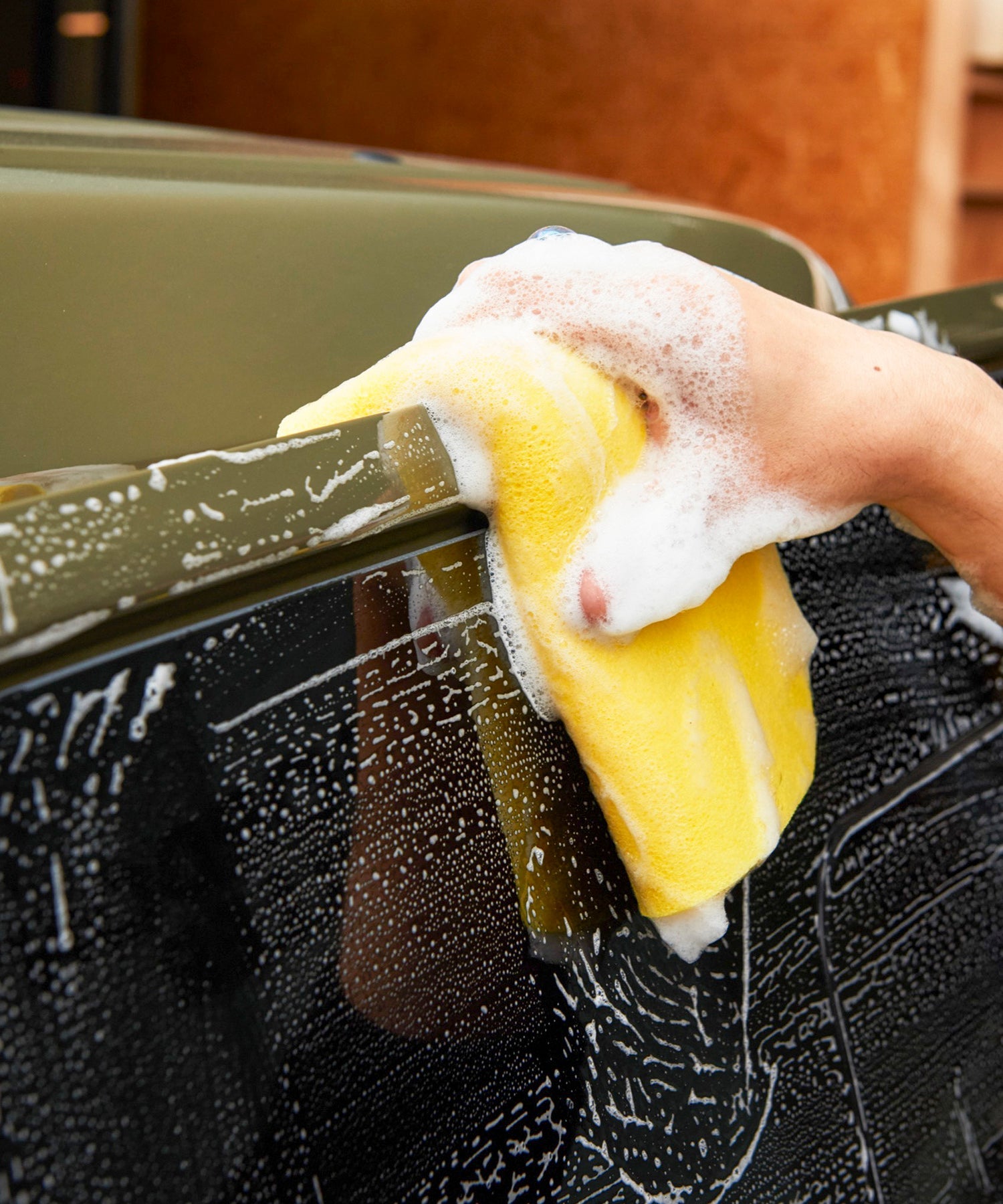 おしゃれ おすすめ 洗車用品 洗車用具 伸縮 ロング スポンジ モップ オートバックス