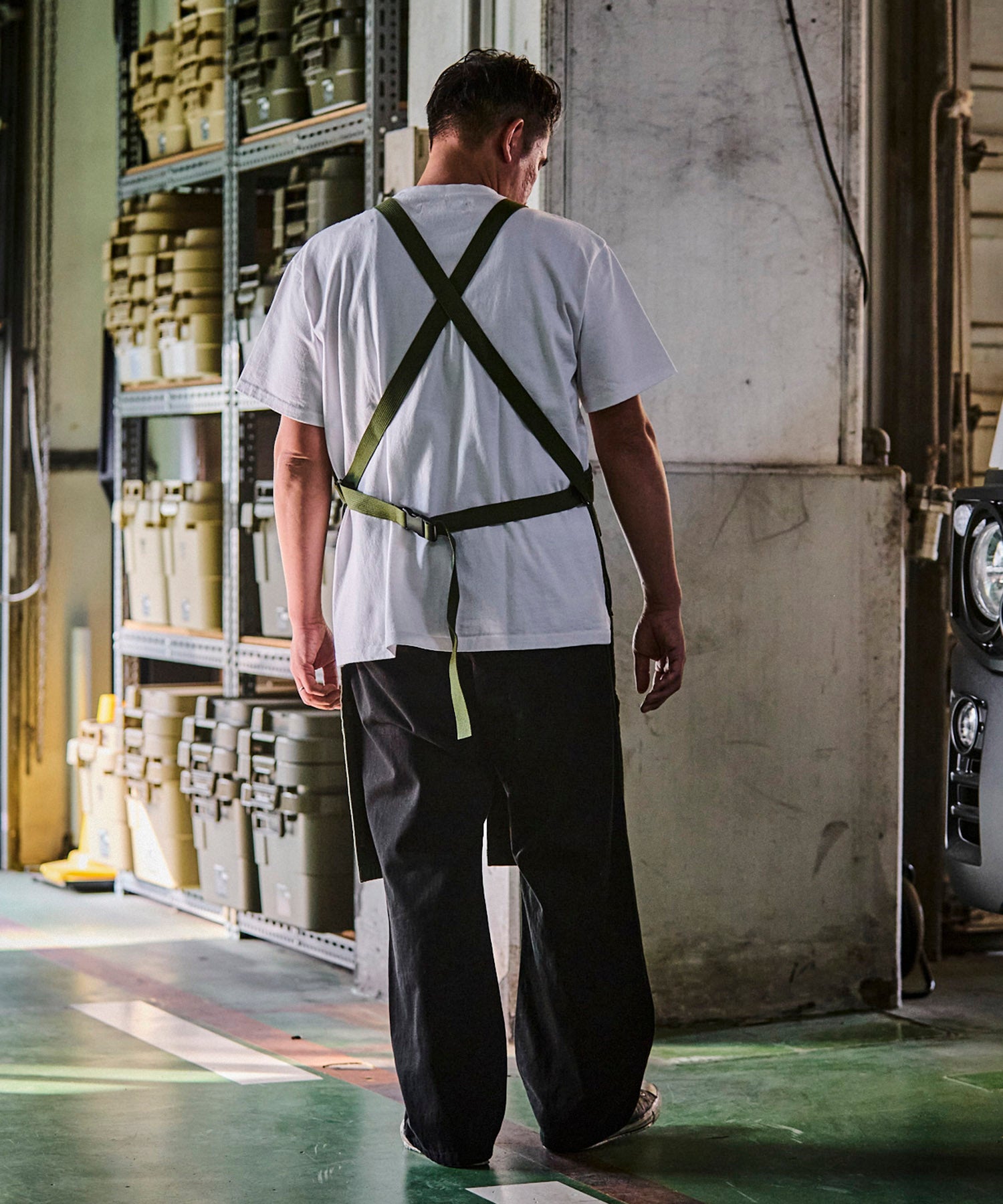 おしゃれ おすすめ 洗車 作業用 makerhood ワーク エプロン オートバックス