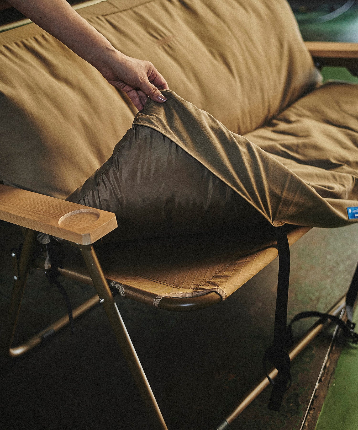 おしゃれ おすすめ アウトドア 難燃 ファイヤープルーフ ベンチカバー クッション