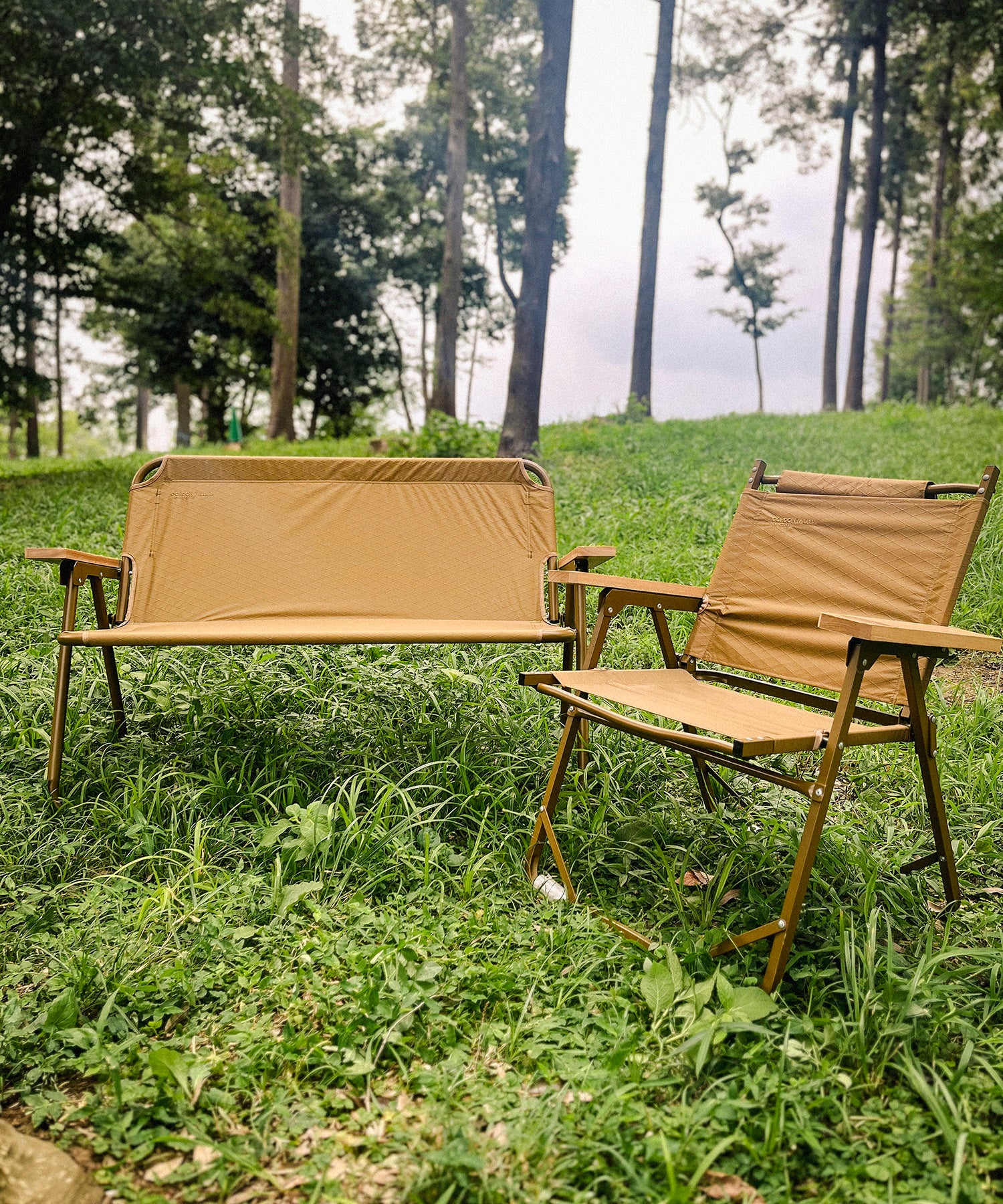 おしゃれ おすすめ アウトドア X-PAC アルミ フォールディング ベンチ