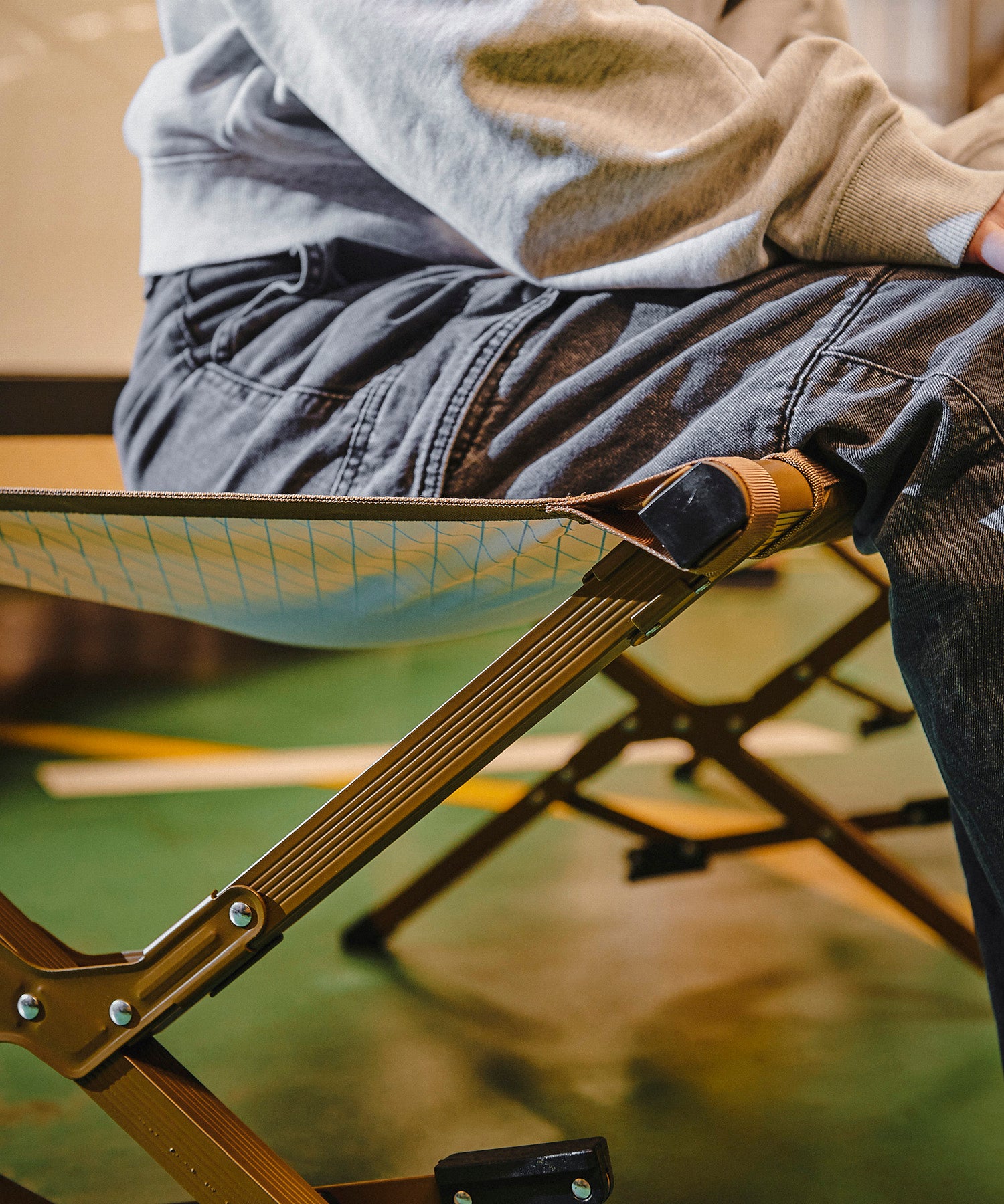 おしゃれ おすすめ アウトドア X-PAC アルミ フォールディング コット