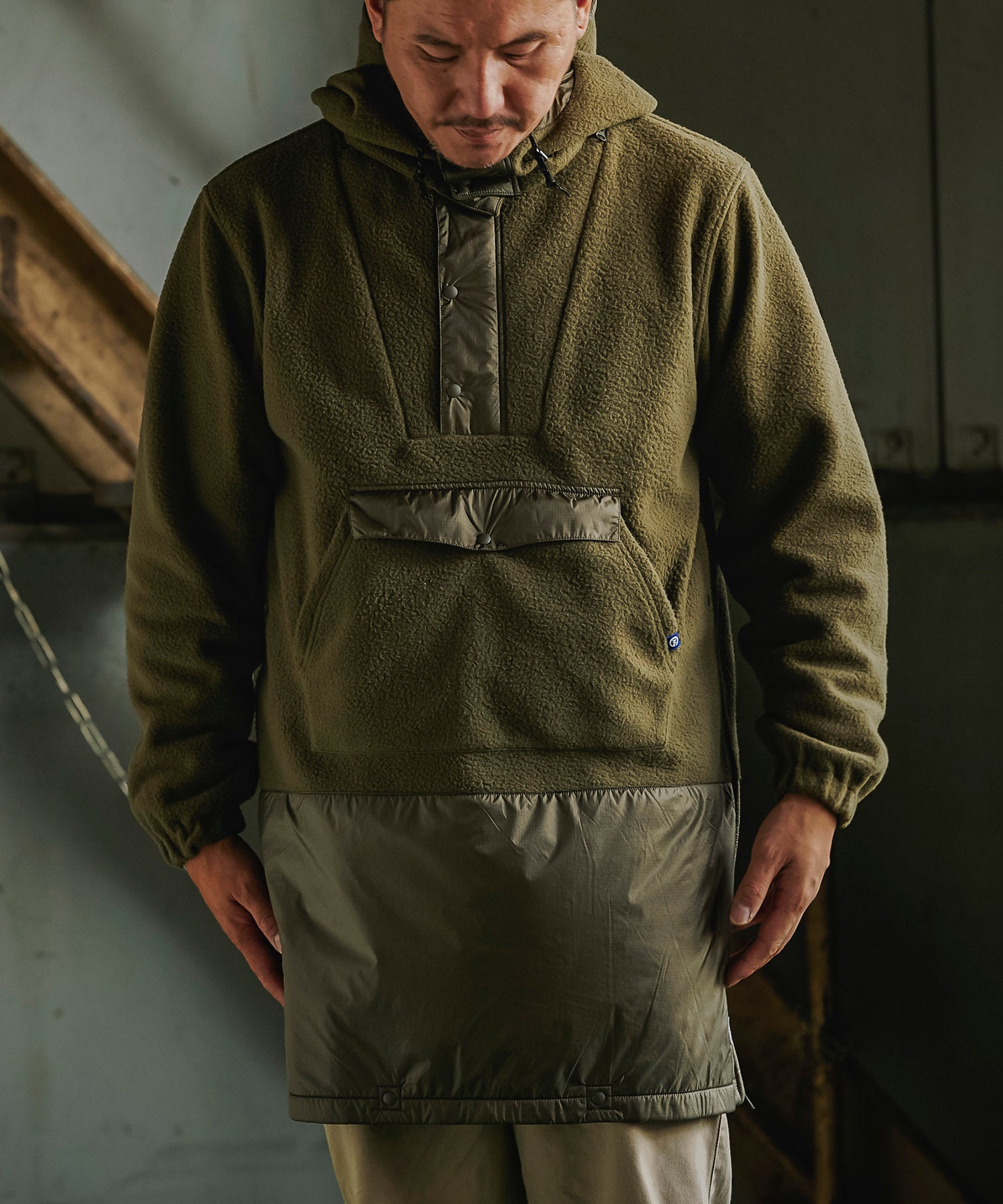 おしゃれ おすすめ ワークウェア ブランド カルイシ フリース アノラック