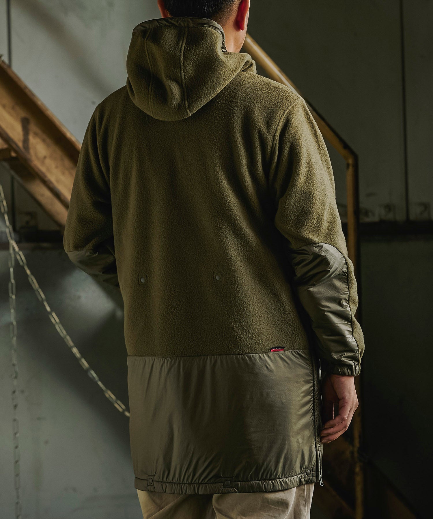 おしゃれ おすすめ ワークウェア ブランド カルイシ フリース アノラック