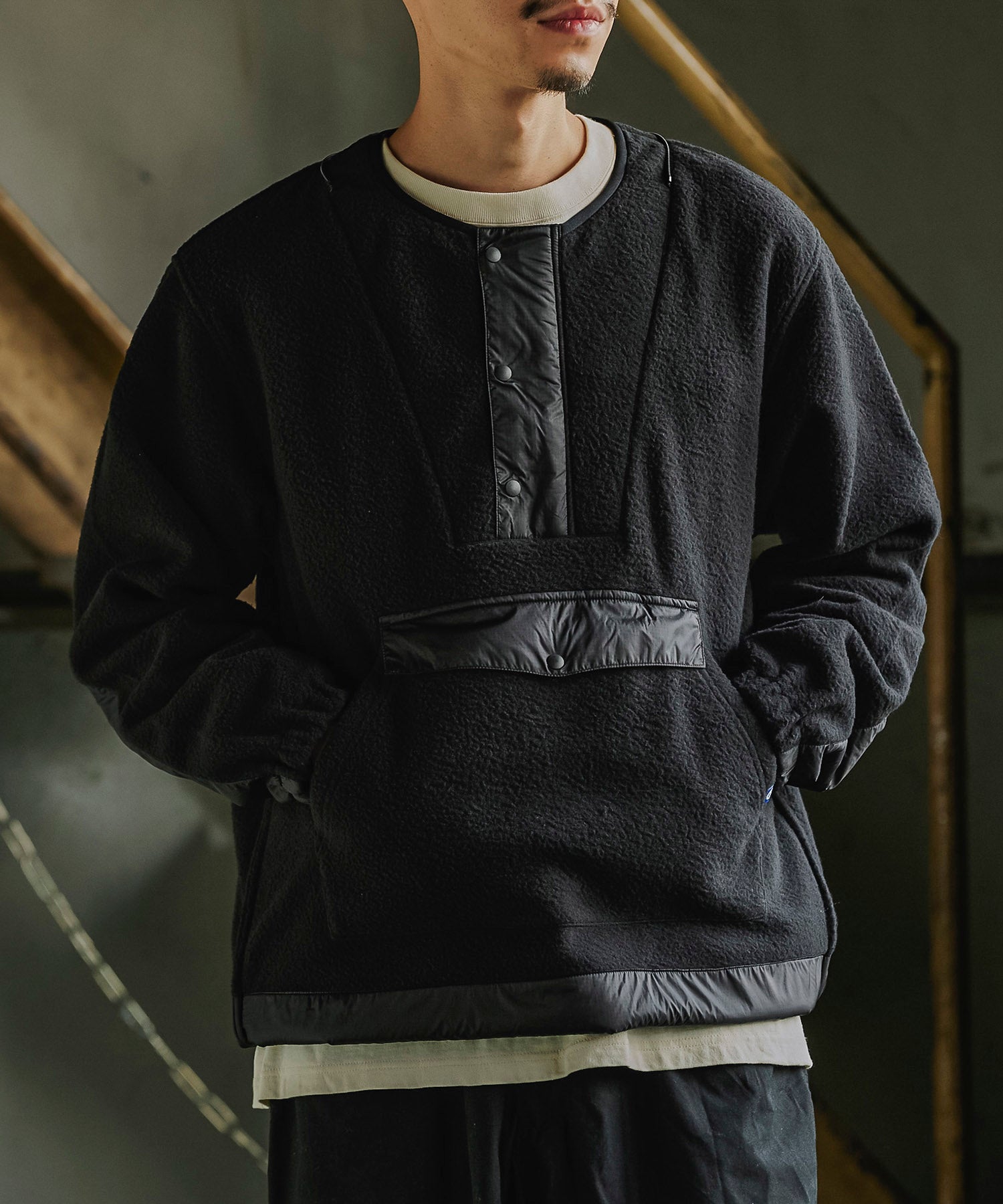 おしゃれ おすすめ ワークウェア ブランド カルイシ フリース アノラック