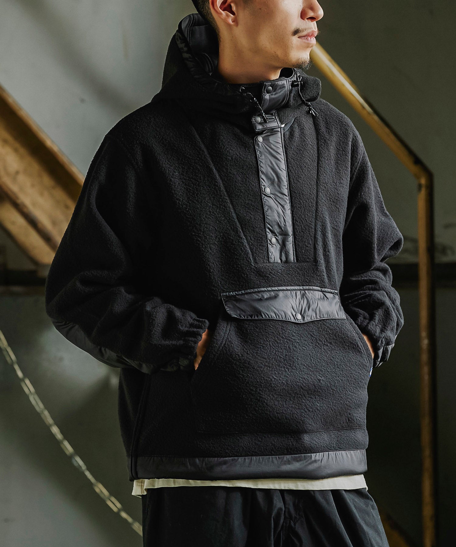 おしゃれ おすすめ ワークウェア ブランド カルイシ フリース アノラック