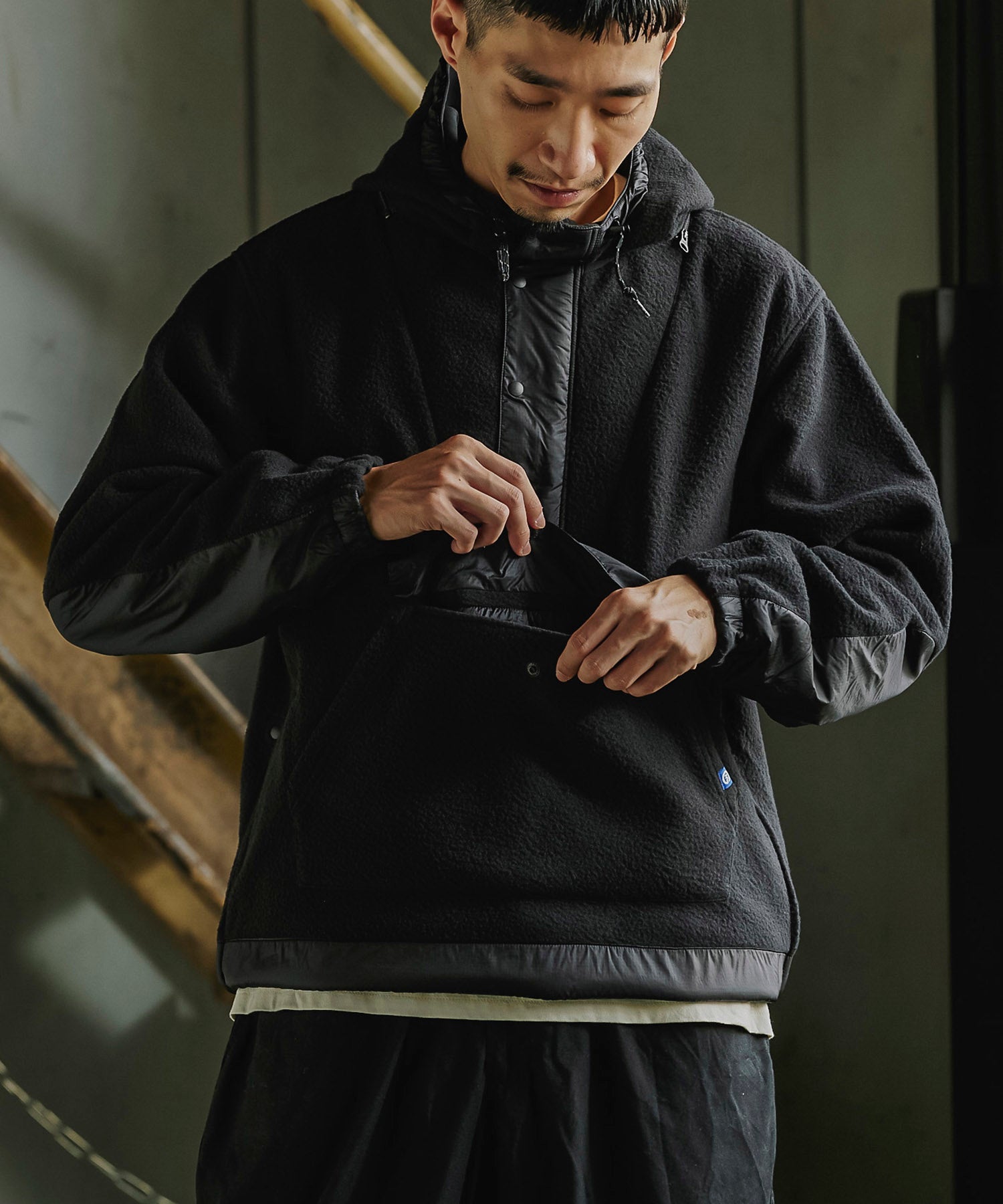 おしゃれ おすすめ ワークウェア ブランド カルイシ フリース アノラック