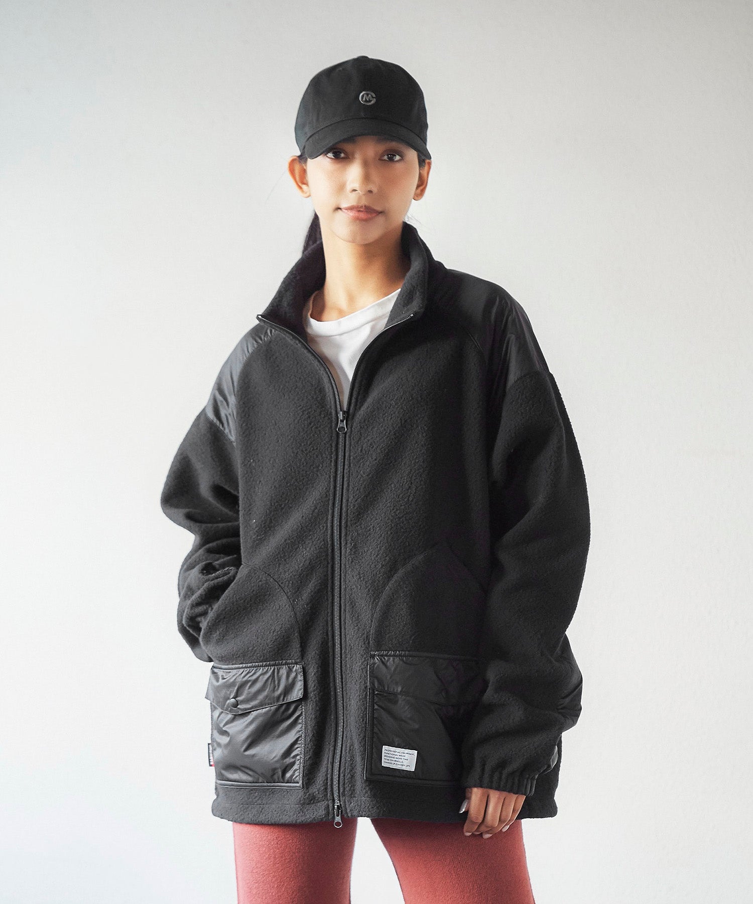 おしゃれ おすすめ ワークウェア ブランド カルイシ フリース ジップアップ ブルゾン