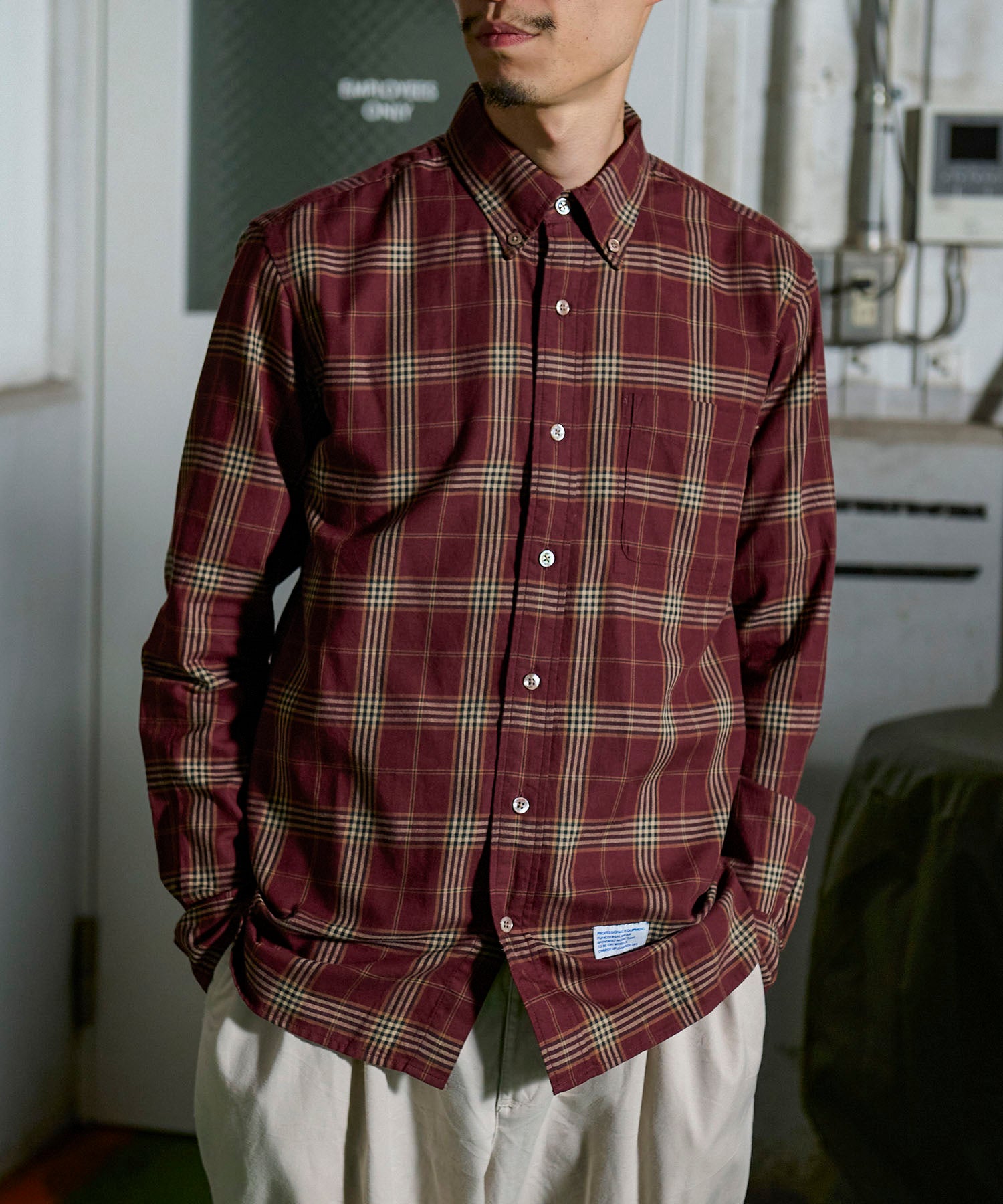 【即完モデル‼︎】GORDON MILLER◎チェック ネルシャツ GORDON MILLER ゴードンミラー スペックネルチェックオープン