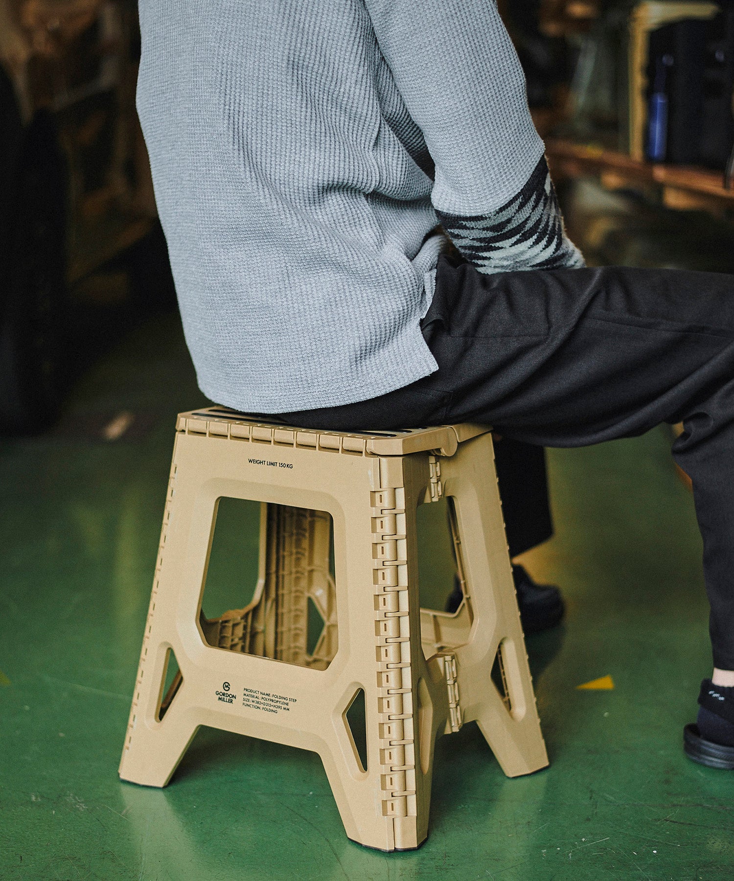 おしゃれ おすすめ 洗車用品 掃除 作業用 フォールディング ステップ 折りたたみ 踏み台