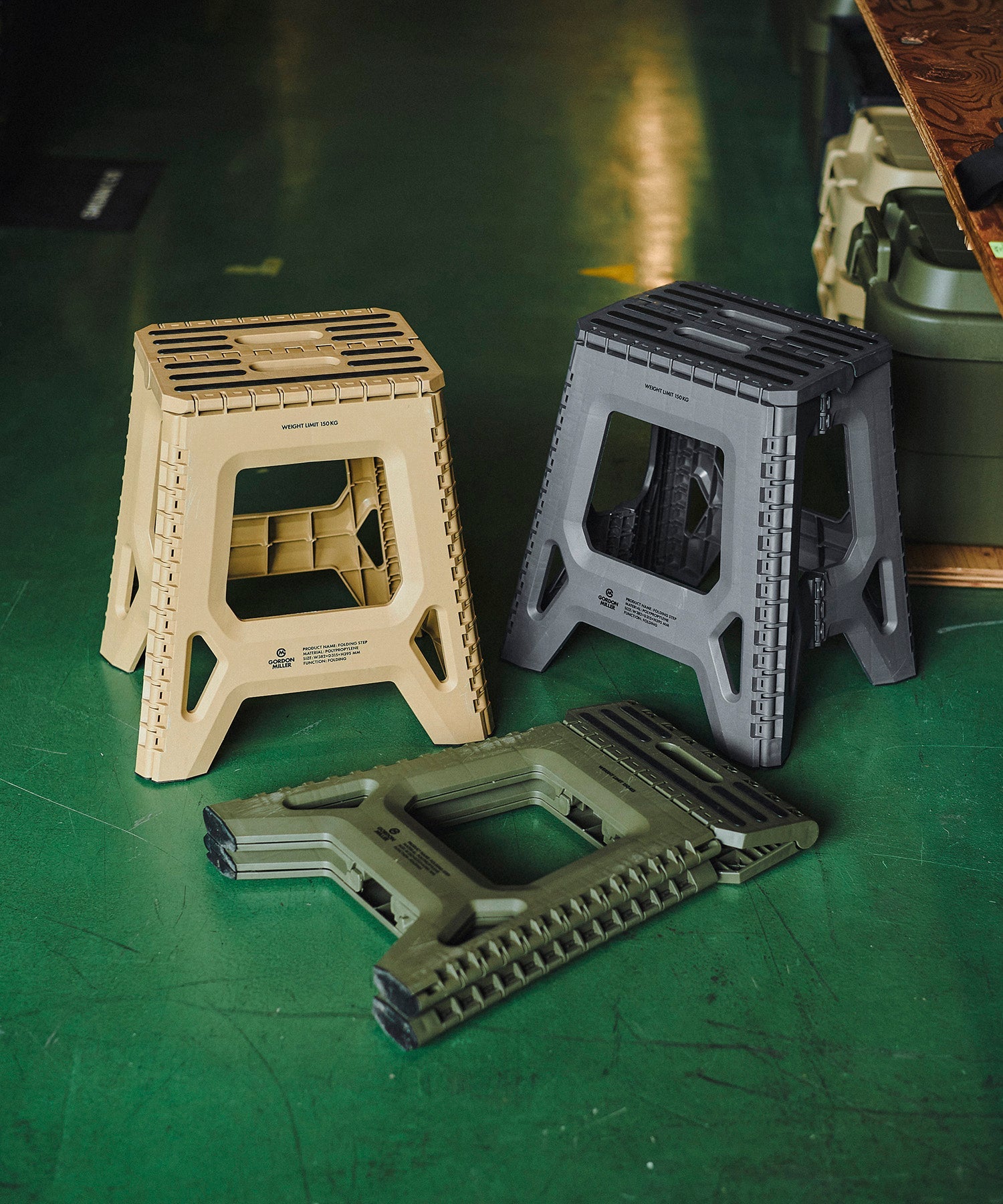 おしゃれ おすすめ 洗車用品 掃除 作業用 フォールディング ステップ 折りたたみ 踏み台