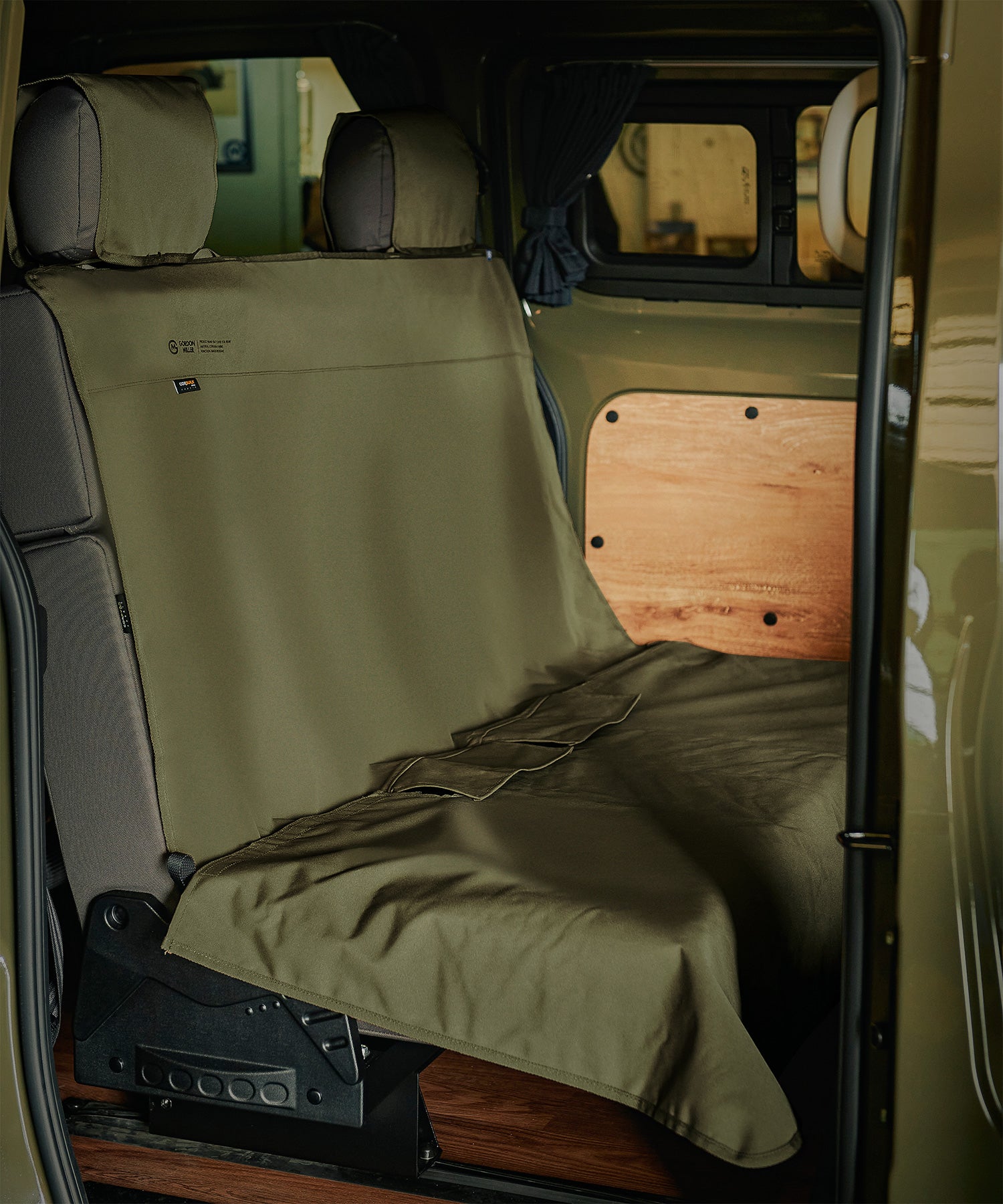 おしゃれ おすすめ カー用品 車 かけるだけ コーデュラ 防水 汎用 リア シートカバー