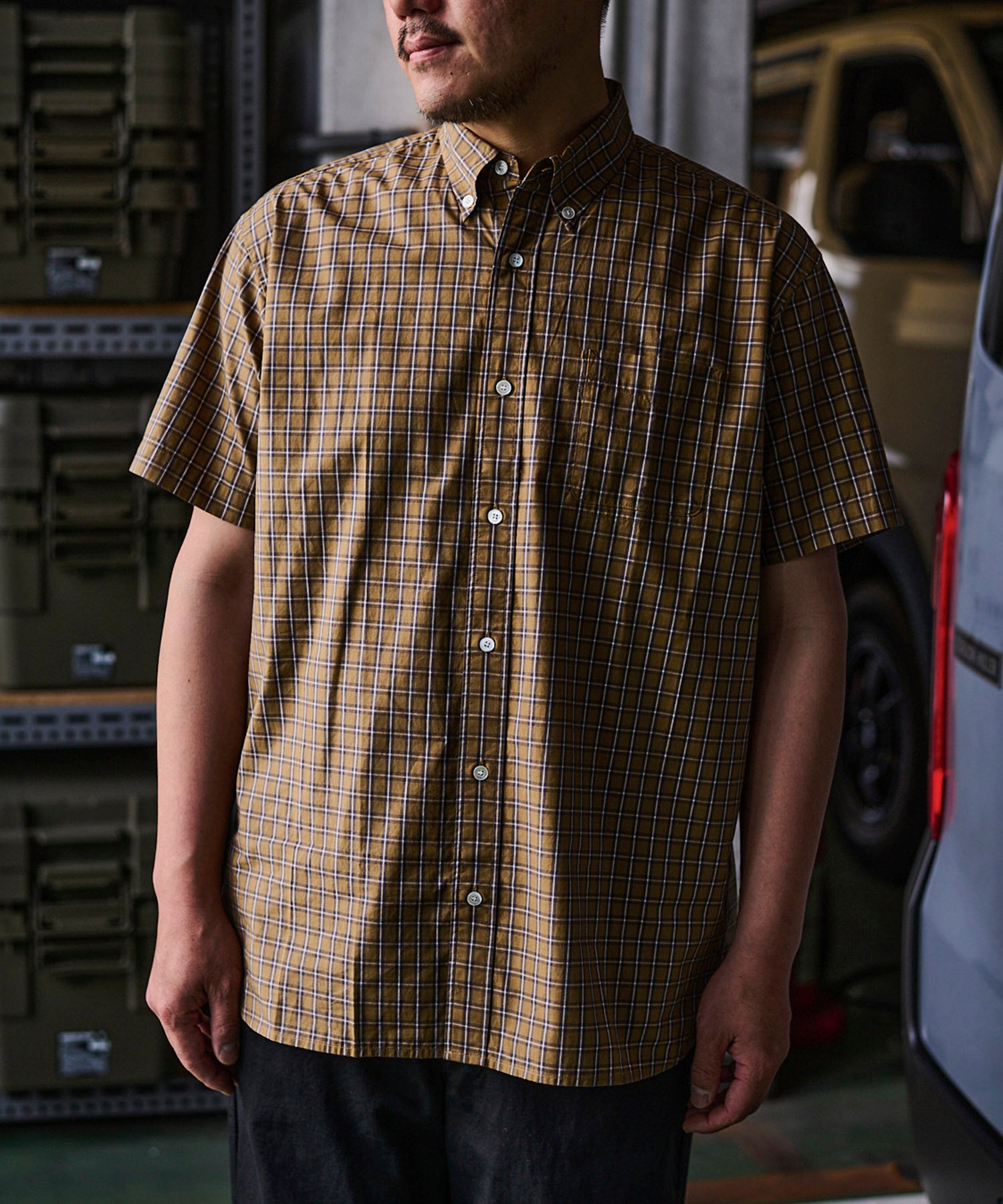 おしゃれ おすすめ ワークウェア ブランド タータン チェック ボタンダウン シャツ