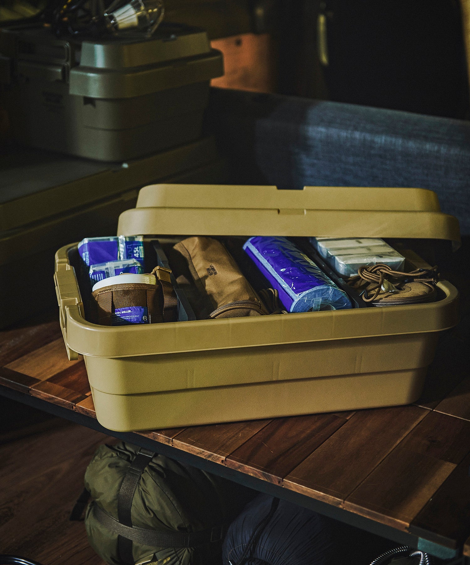 おしゃれ おすすめ 積み重ね可能 座れる フタ付き 収納ボックス スタッキング トランクカーゴ