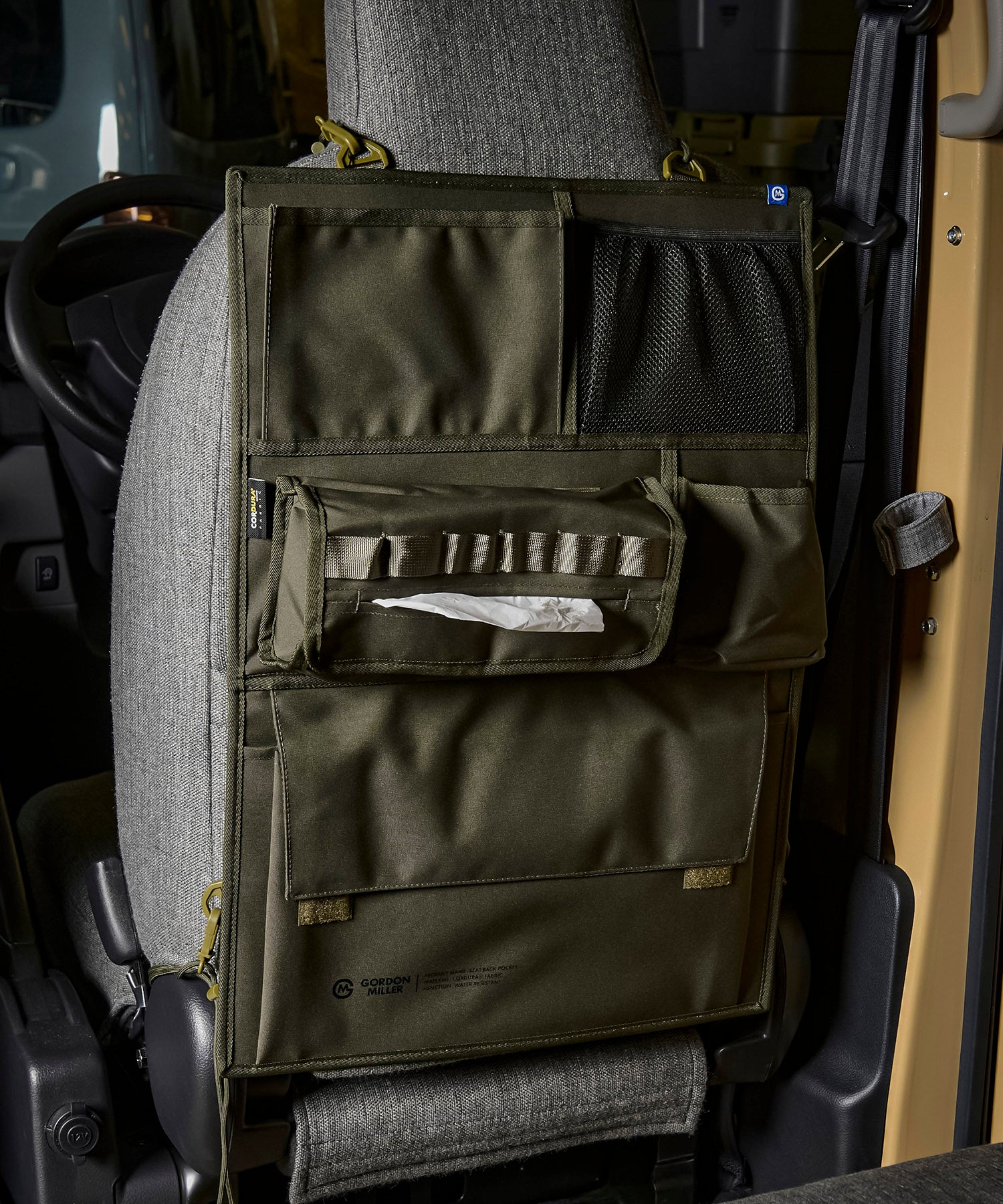 おしゃれ おすすめ カー用品 コーデュラ シートバック ポケット 便利グッズ 収納