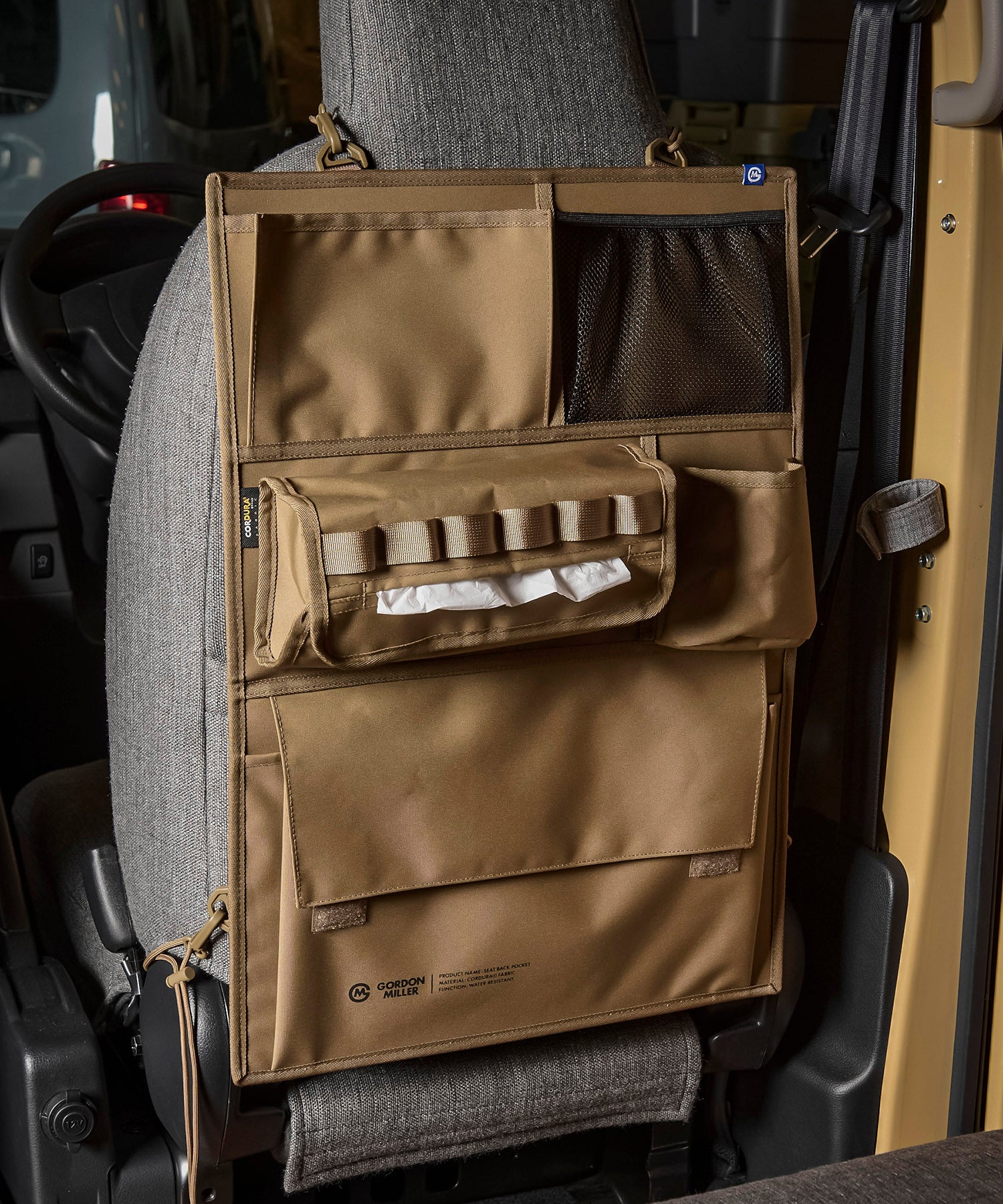おしゃれ おすすめ カー用品 コーデュラ シートバック ポケット 便利グッズ 収納