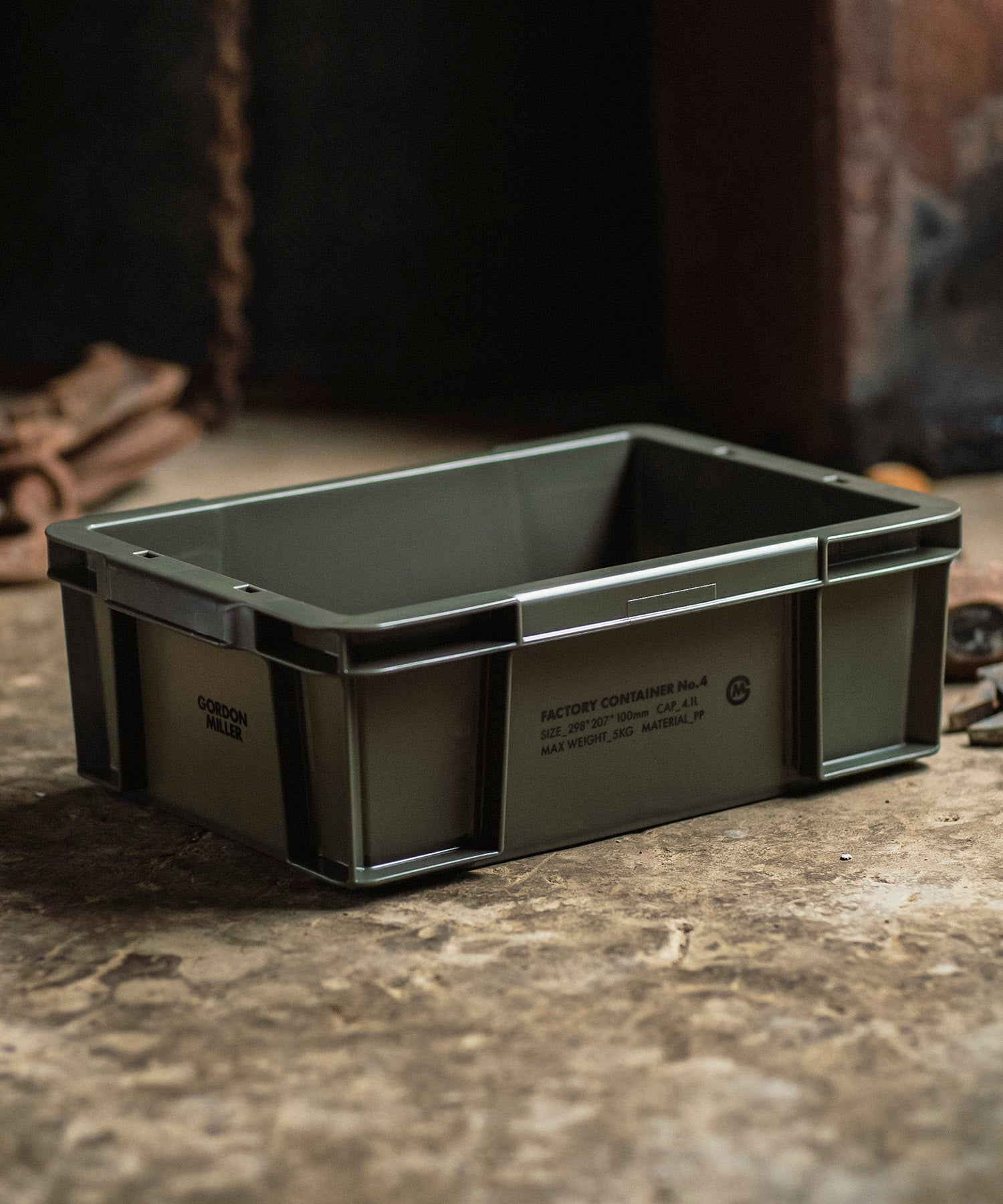 おしゃれ おすすめ 積み重ね 収納ボックス ファクトリーコンテナ 小物入れ 工具入れ