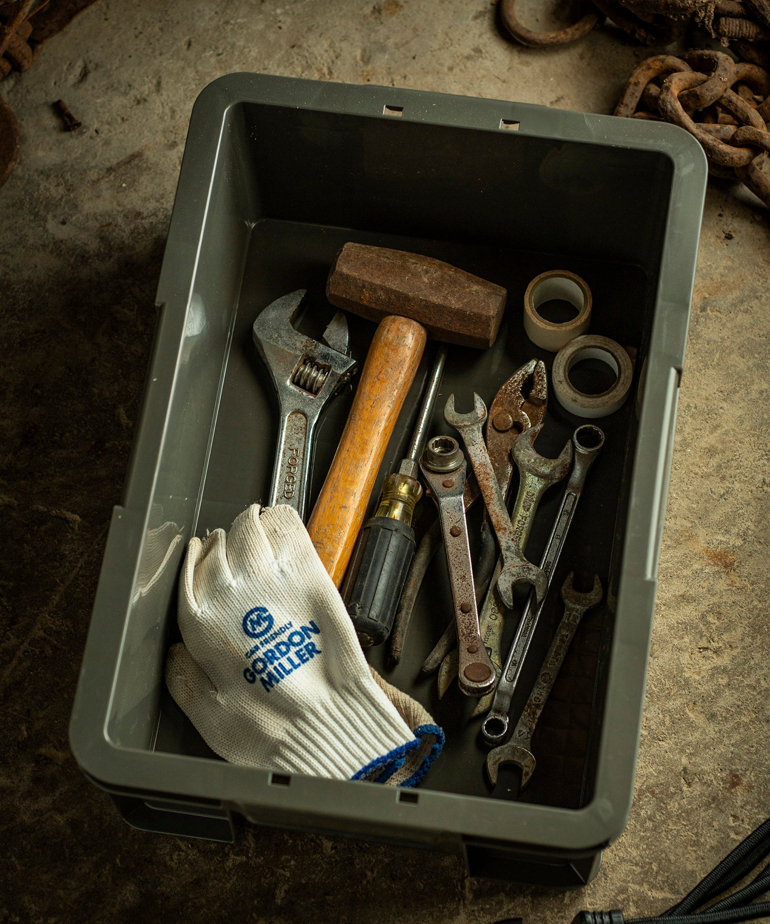 おしゃれ おすすめ 積み重ね 収納ボックス ファクトリーコンテナ 小物入れ 工具入れ