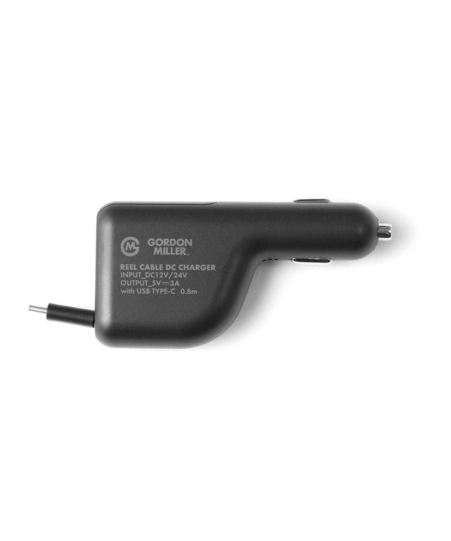 おしゃれ おすすめ カー用品 タイプC 巻取り型 充電器 便利グッズ シガーソケット用