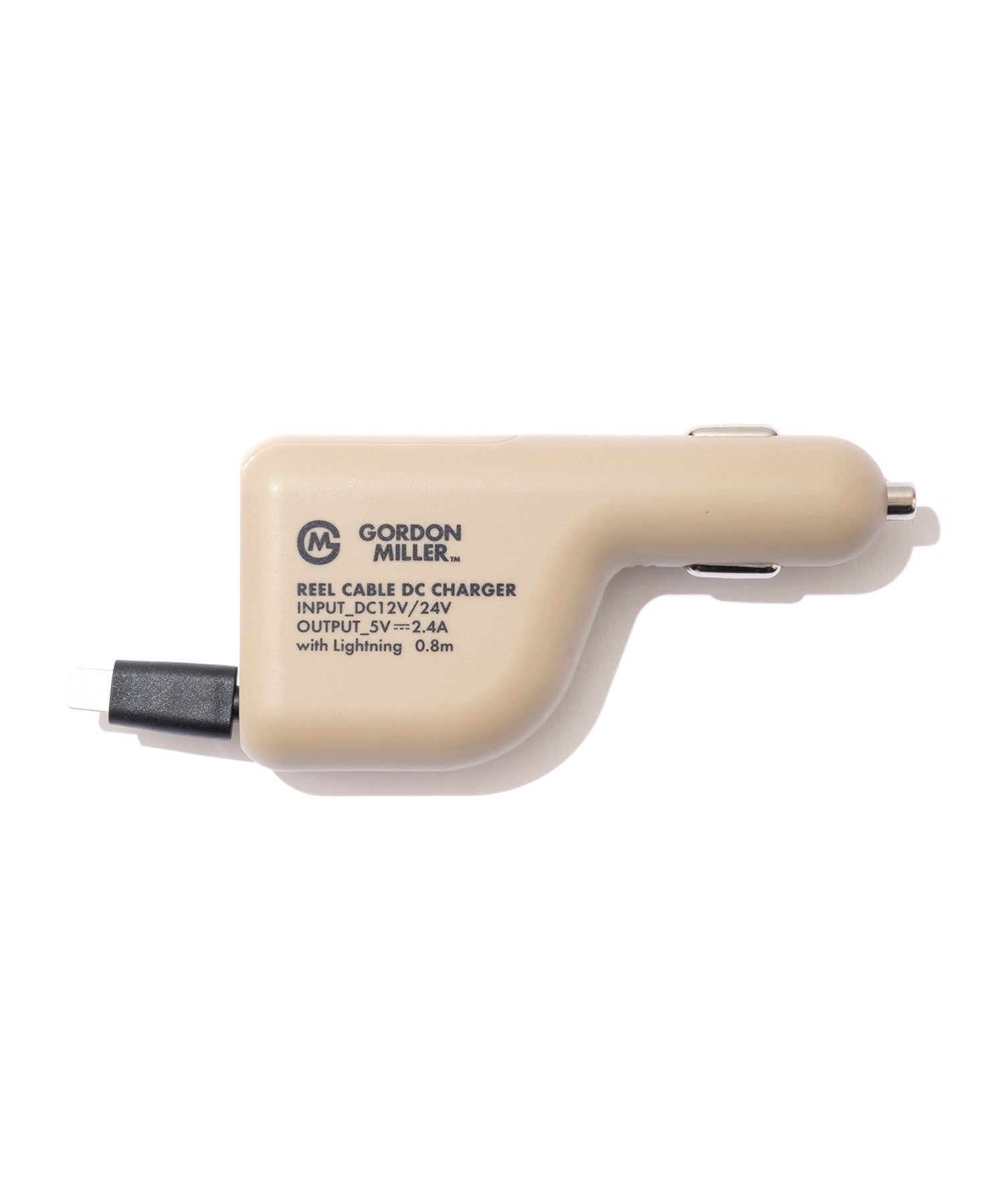 おしゃれ おすすめ カー用品 ライトニング 巻取り型 充電器 便利グッズ シガーソケット用