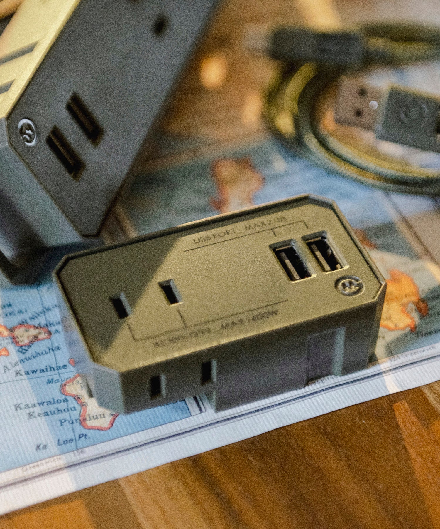 おしゃれ おすすめ カー用品 USBポート タイプA コンパクト 電源タップ 便利グッズ