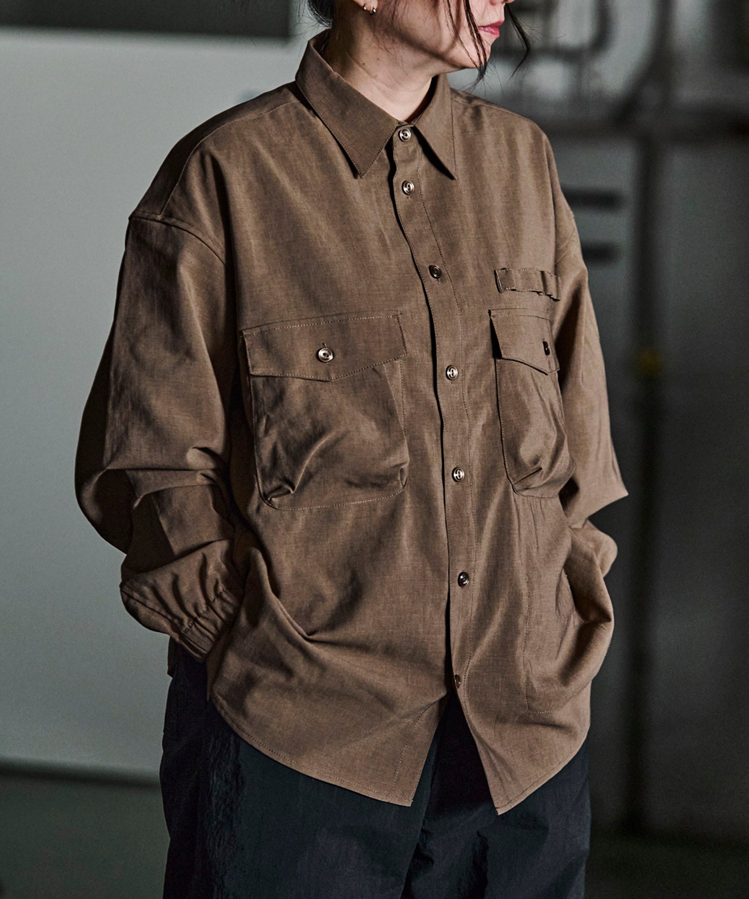 おしゃれ おすすめ ワークウェア ブランド イージーケア リネン スモッグ シャツ