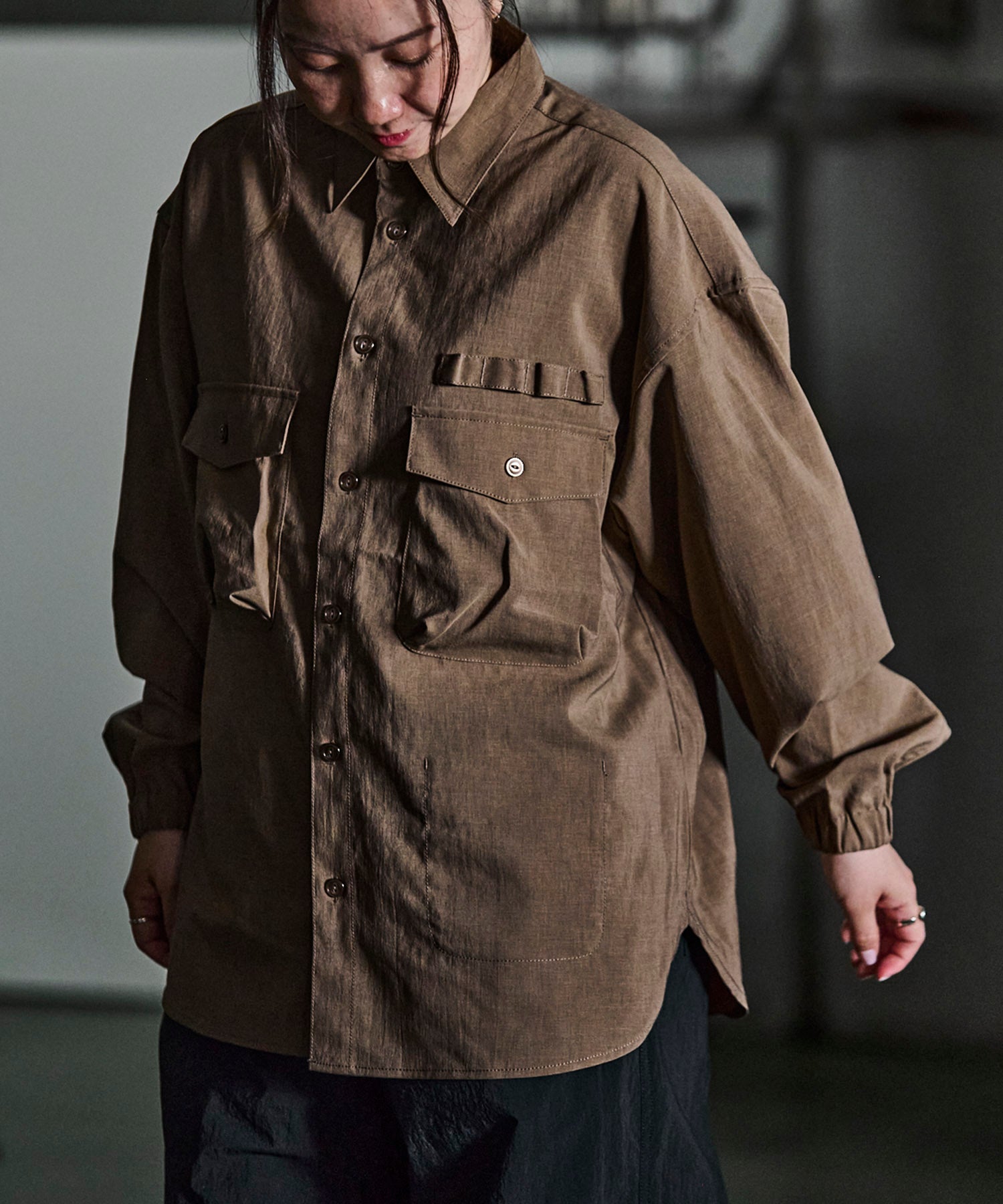 おしゃれ おすすめ ワークウェア ブランド イージーケア リネン スモッグ シャツ