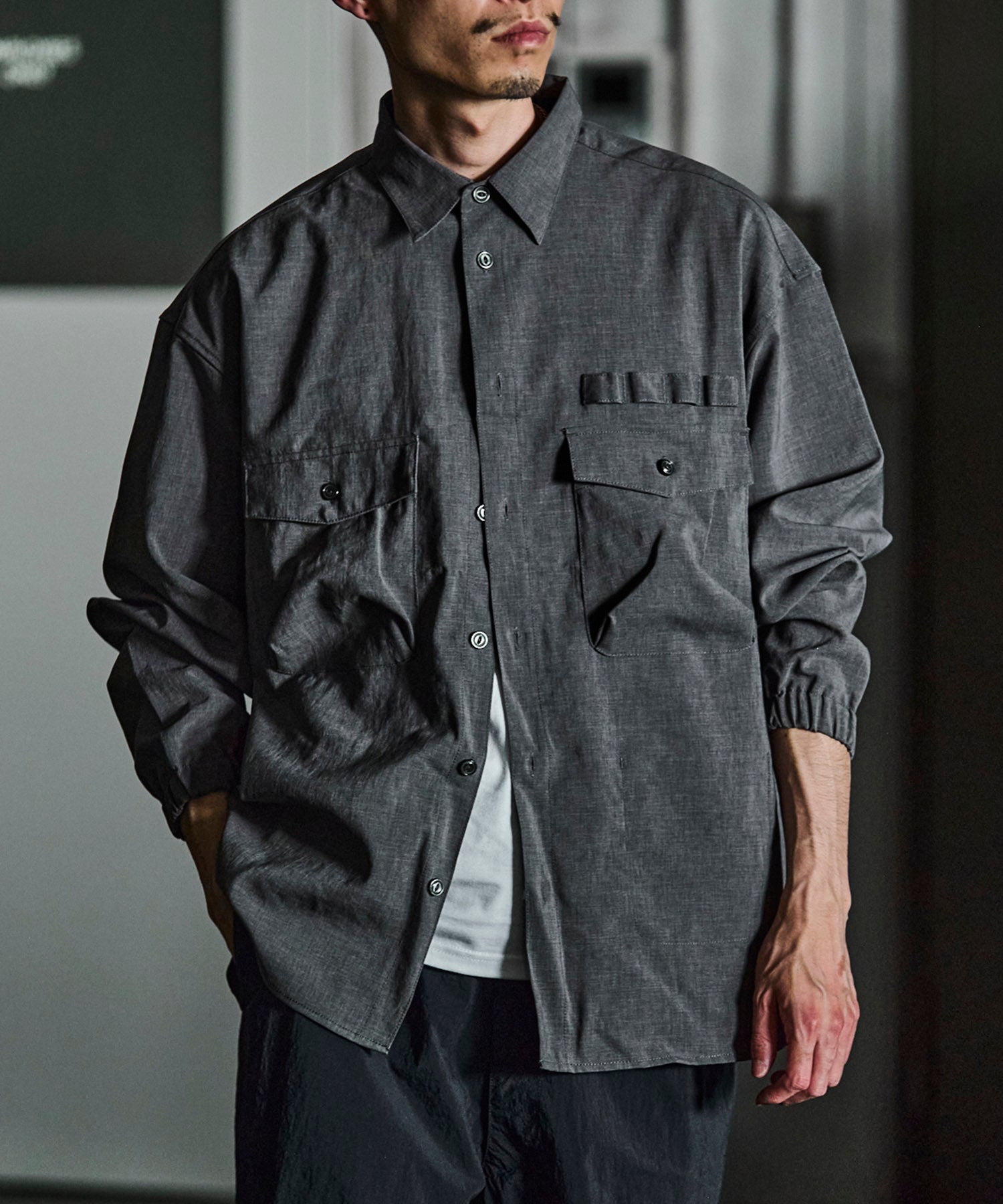 おしゃれ おすすめ ワークウェア ブランド イージーケア リネン スモッグ シャツ