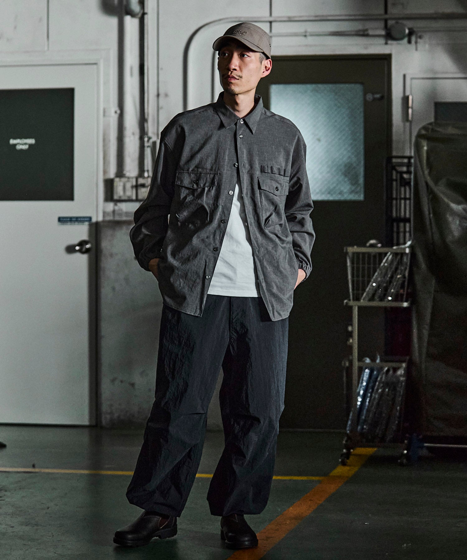 おしゃれ おすすめ ワークウェア ブランド イージーケア リネン スモッグ シャツ