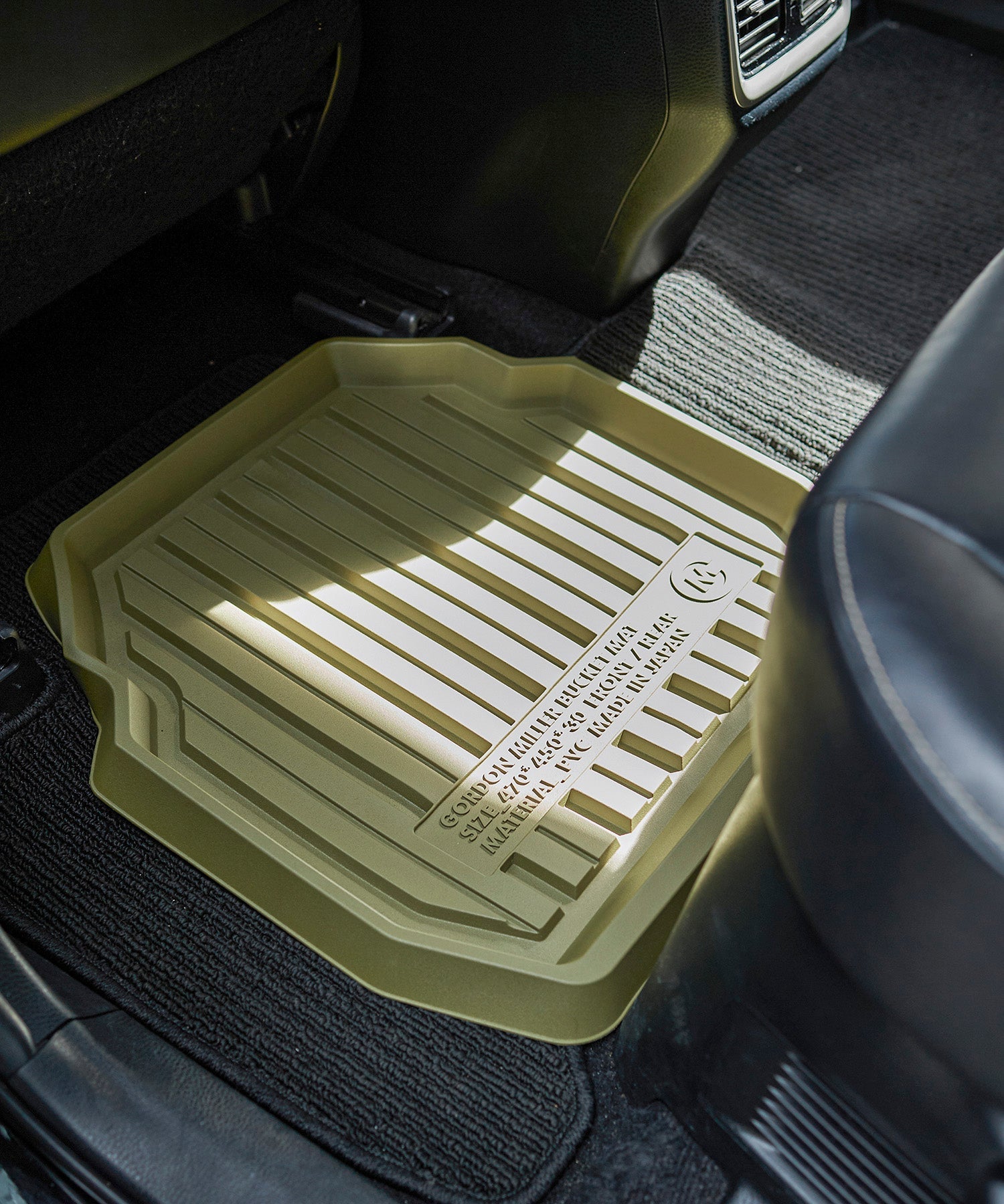おしゃれ おすすめ カー用品 PVC 汎用 バケットマット リア 便利グッズ
