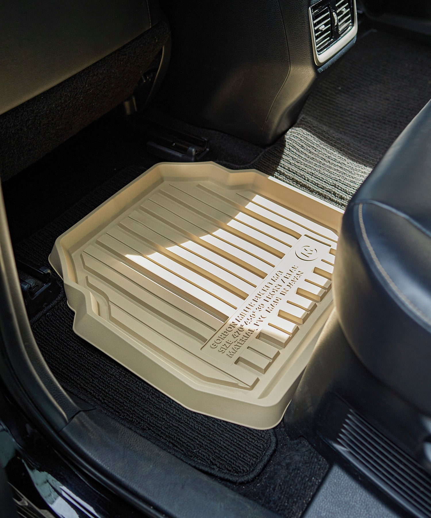 おしゃれ おすすめ カー用品 PVC 汎用 バケットマット リア 便利グッズ