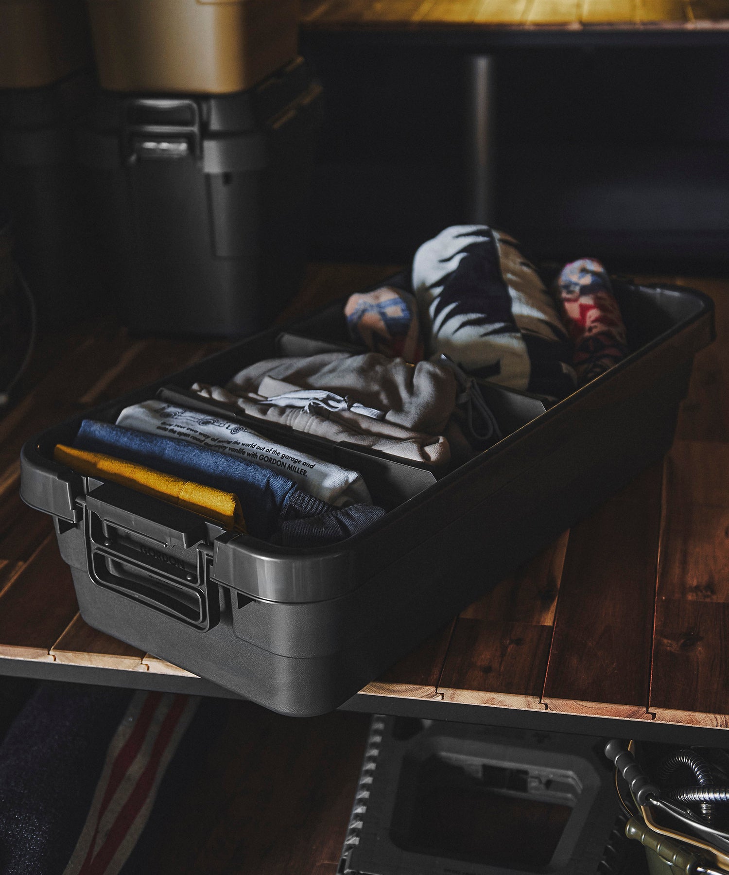 おしゃれ おすすめ 積み重ね可能 座れる フタ付き 収納ボックス スタッキング トランクカーゴ