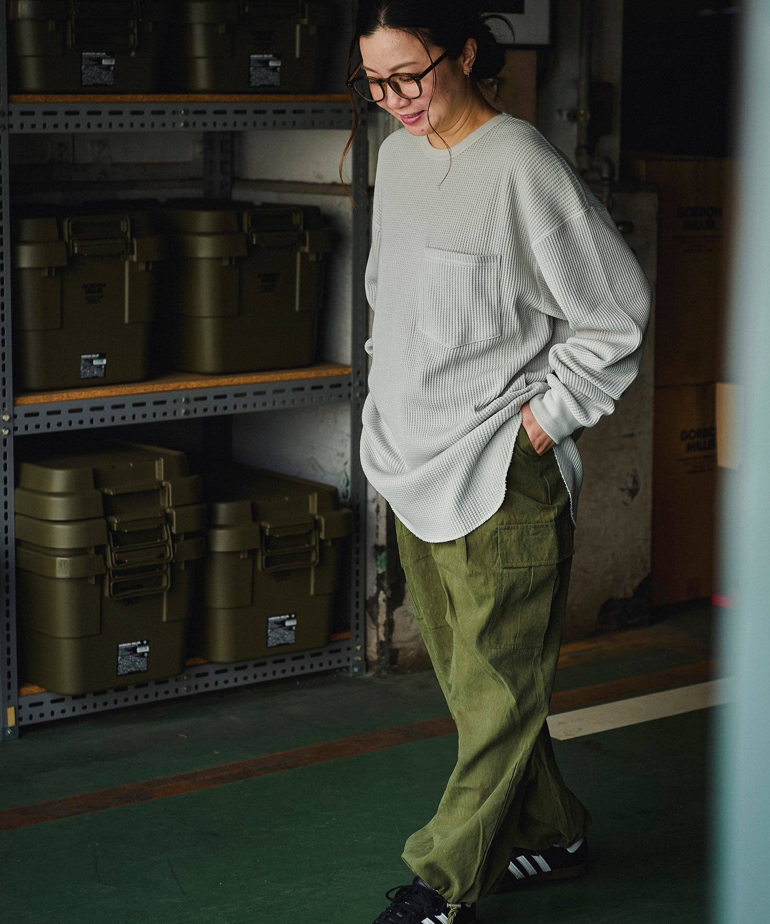 おしゃれ おすすめ ワークウェア ブランド ワッフル イージー フィット クルー