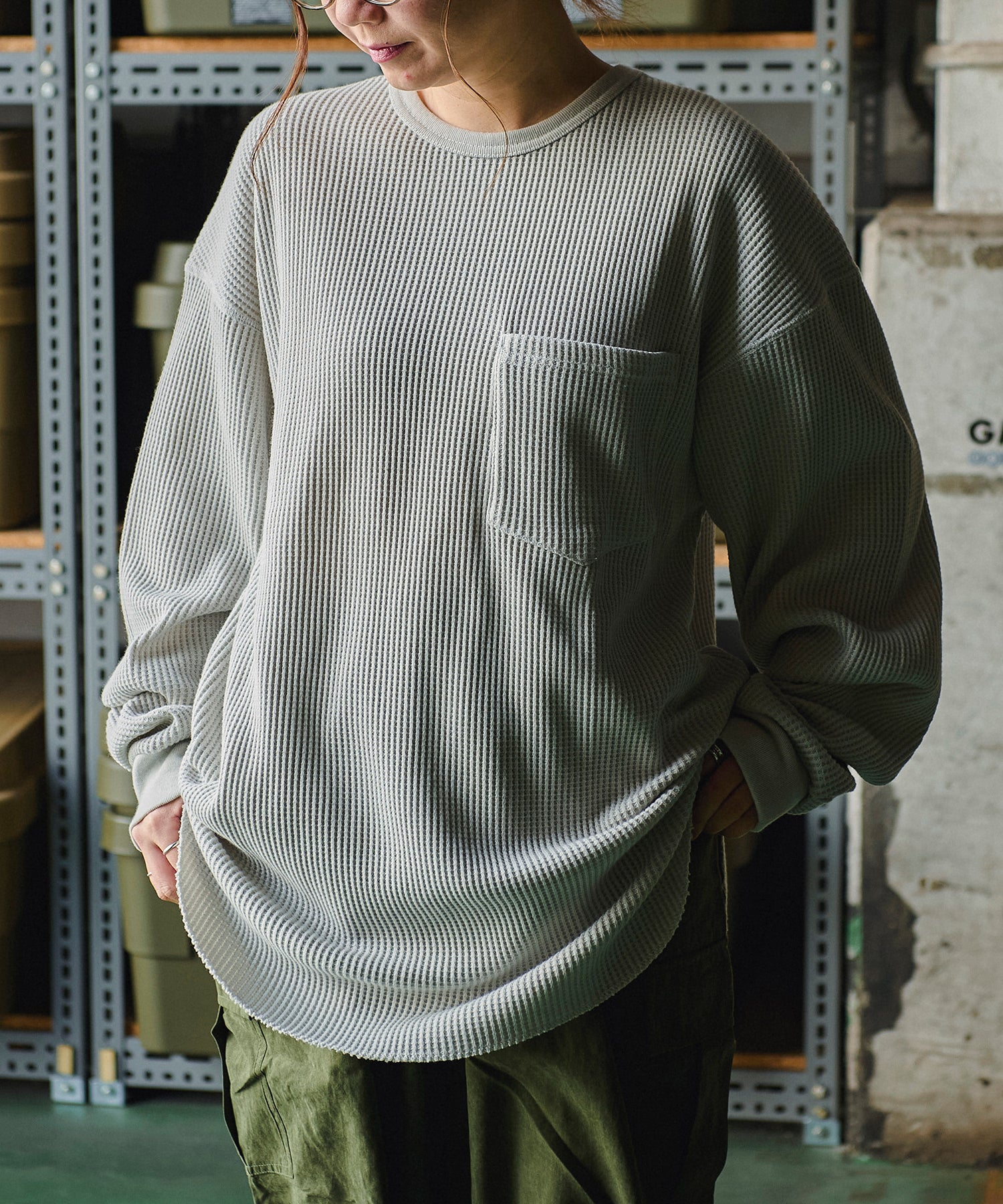 おしゃれ おすすめ ワークウェア ブランド ワッフル イージー フィット クルー