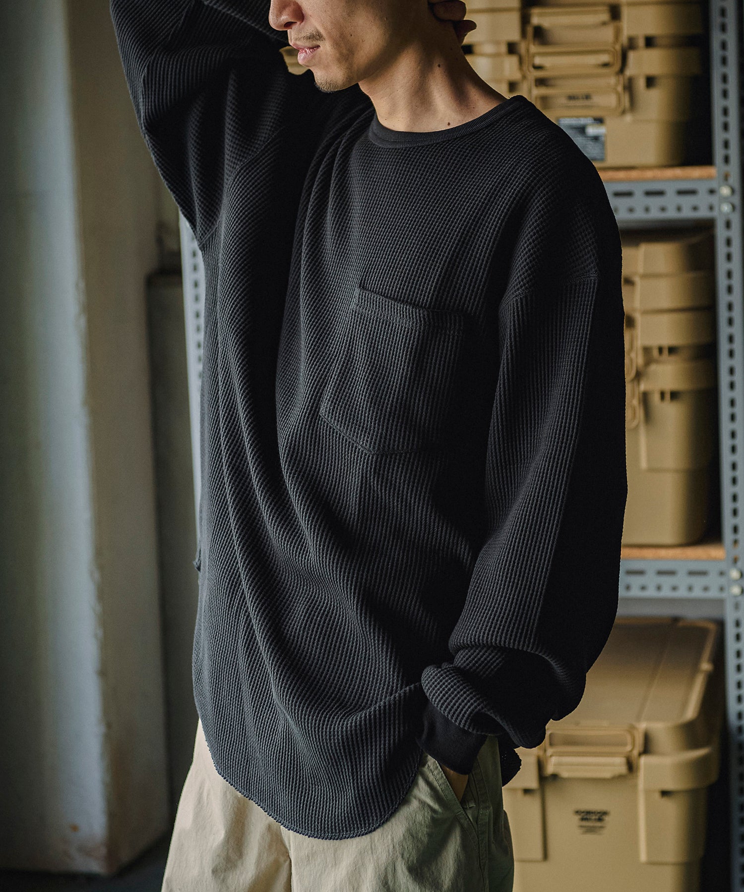 おしゃれ おすすめ ワークウェア ブランド ワッフル イージー フィット クルー